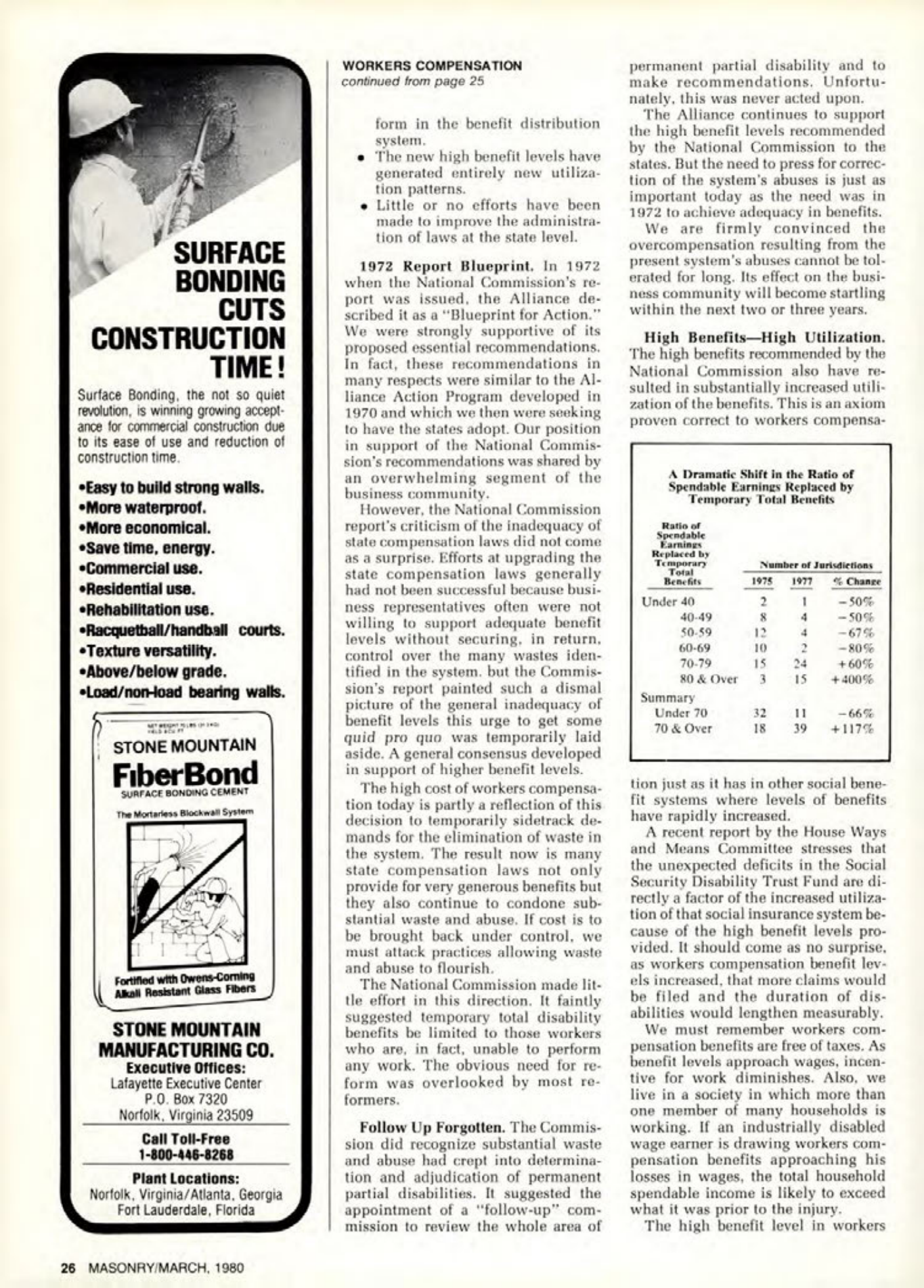 Masonry Magazine March 1980 Page. 26