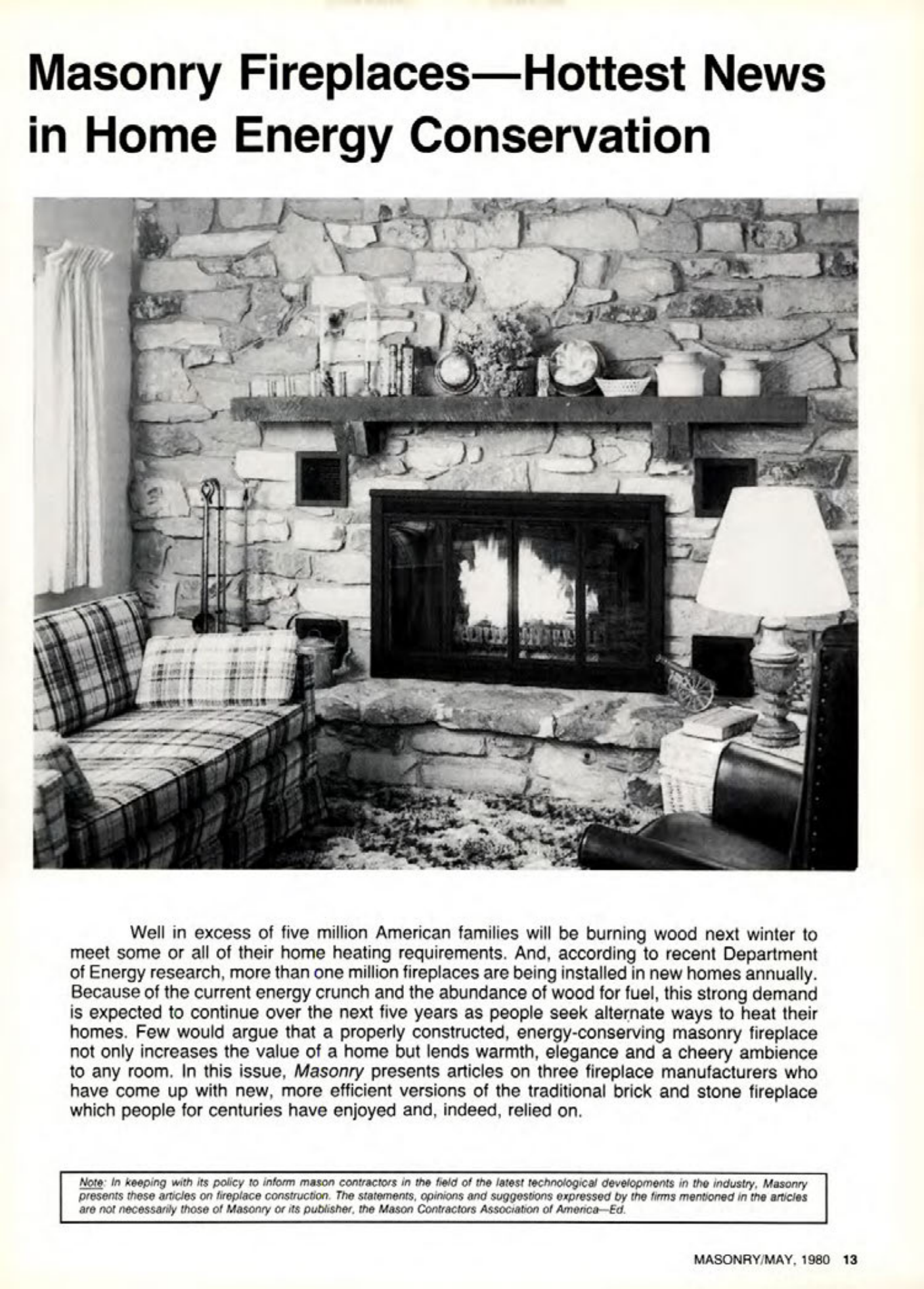 Masonry Magazine May 1980 Page. 13