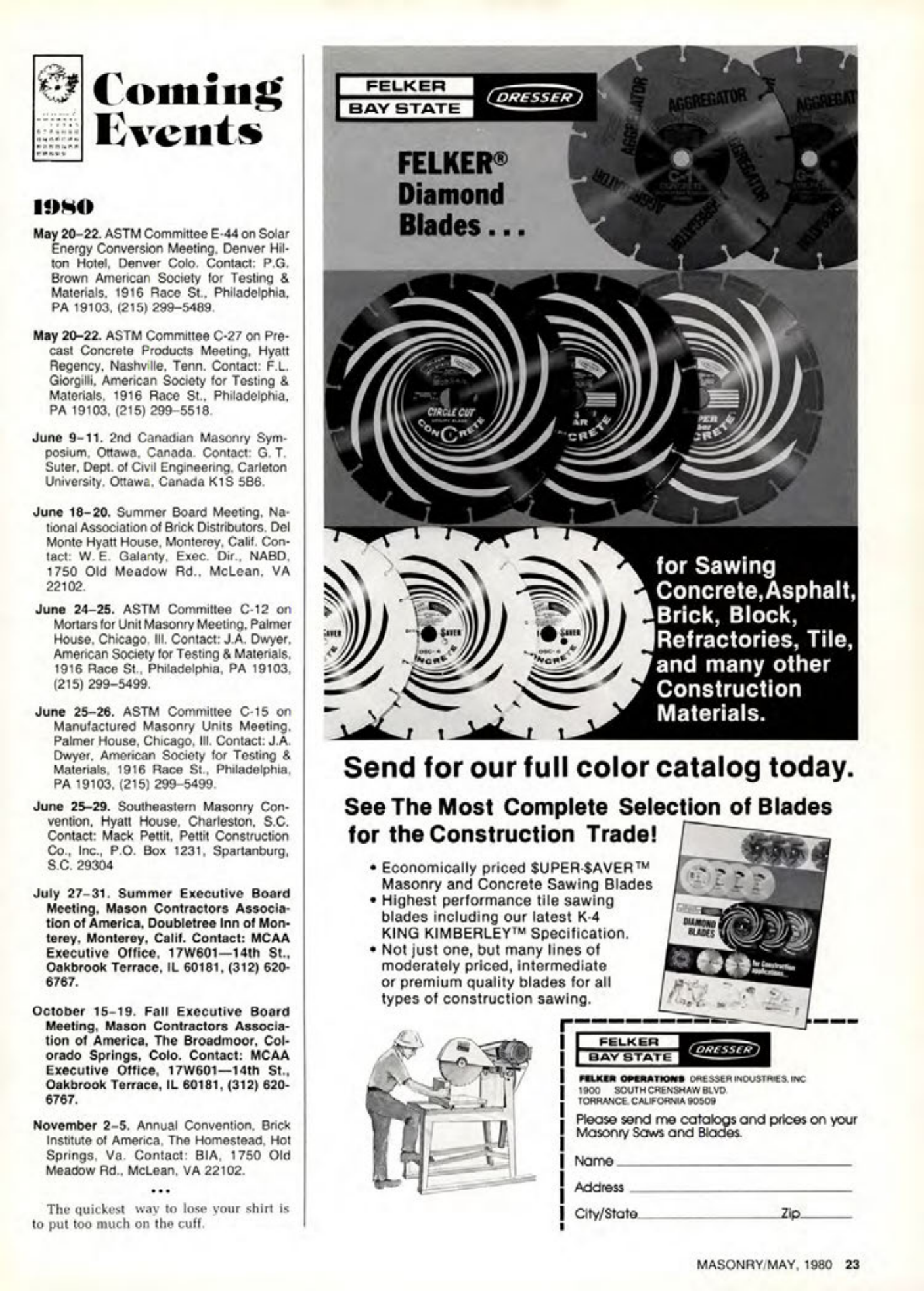 Masonry Magazine May 1980 Page. 23