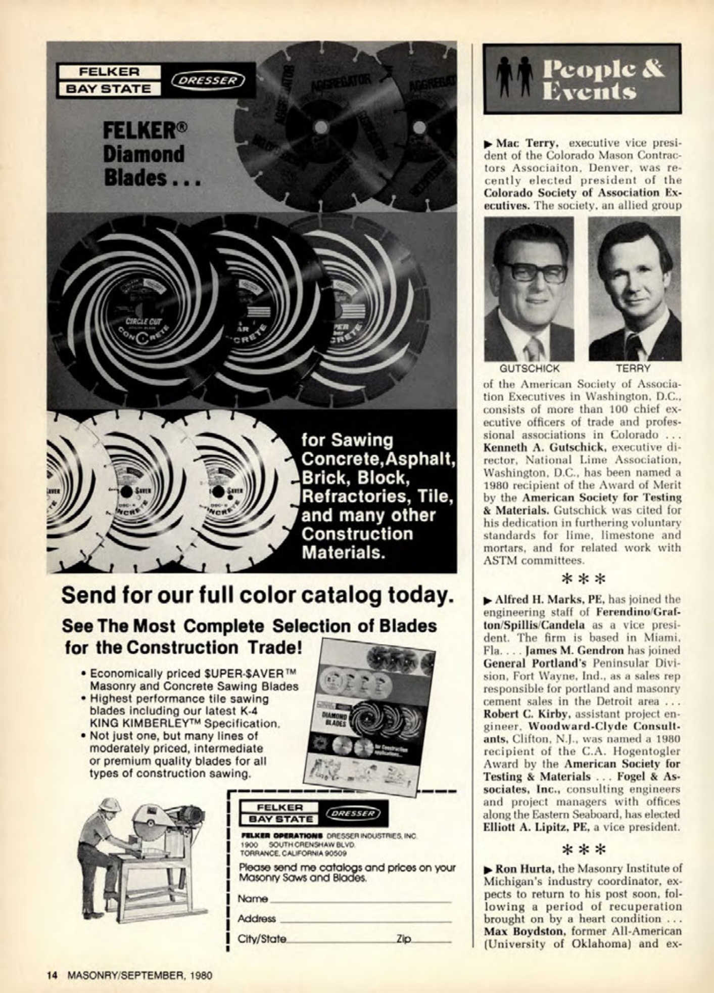Masonry Magazine September 1980 Page. 14