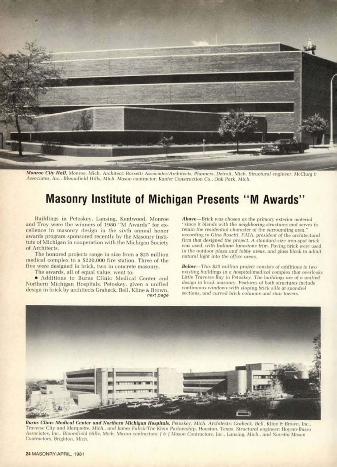 Masonry Magazine April 1981 Page. 24