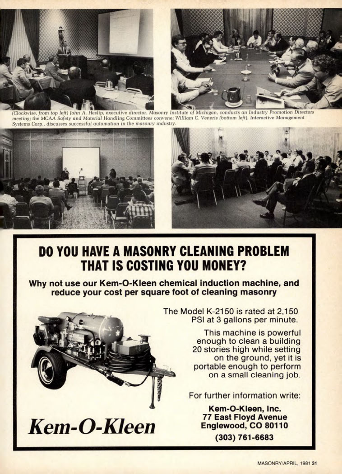 Masonry Magazine April 1981 Page. 31