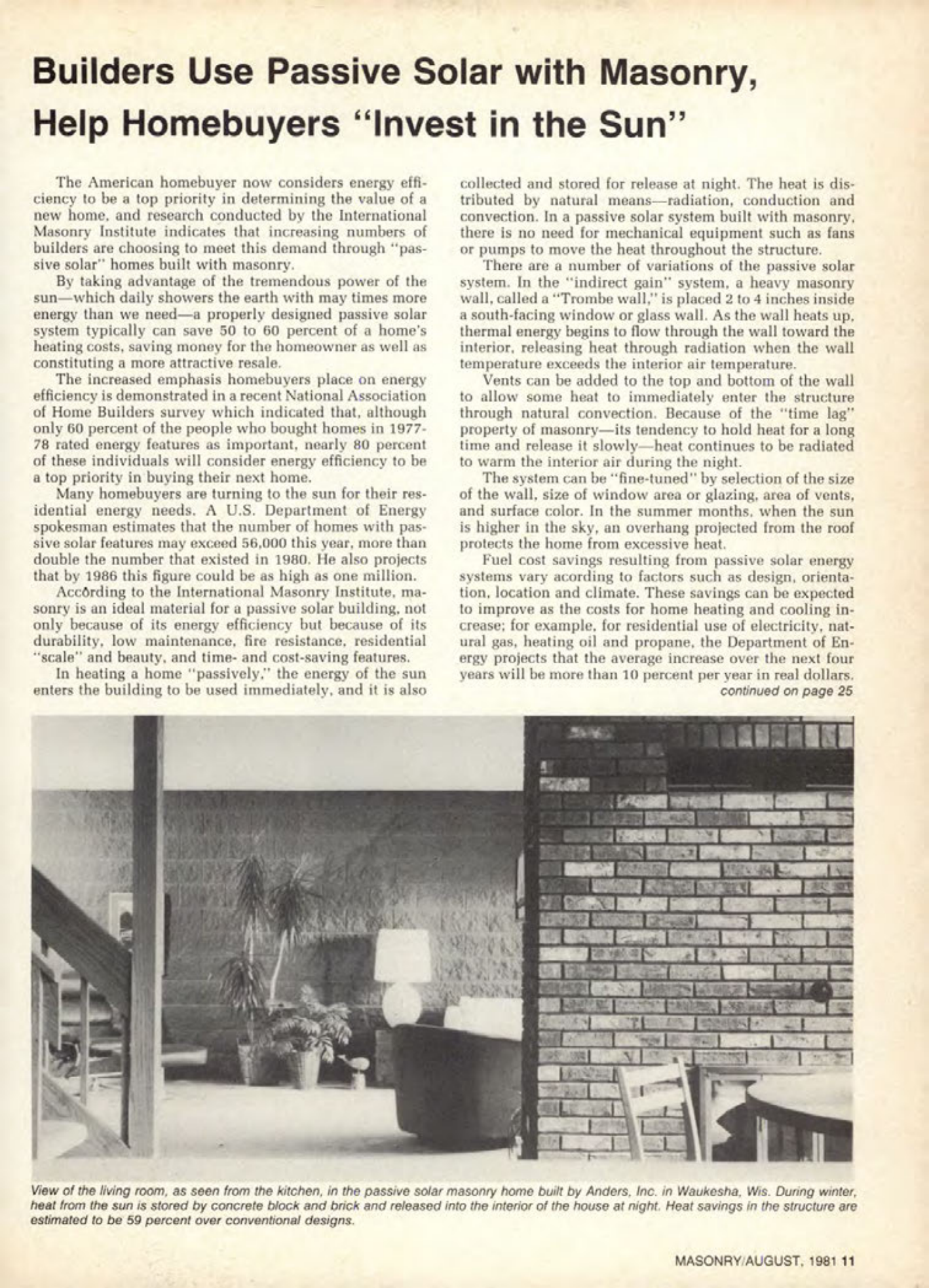 Masonry Magazine August 1981 Page. 11