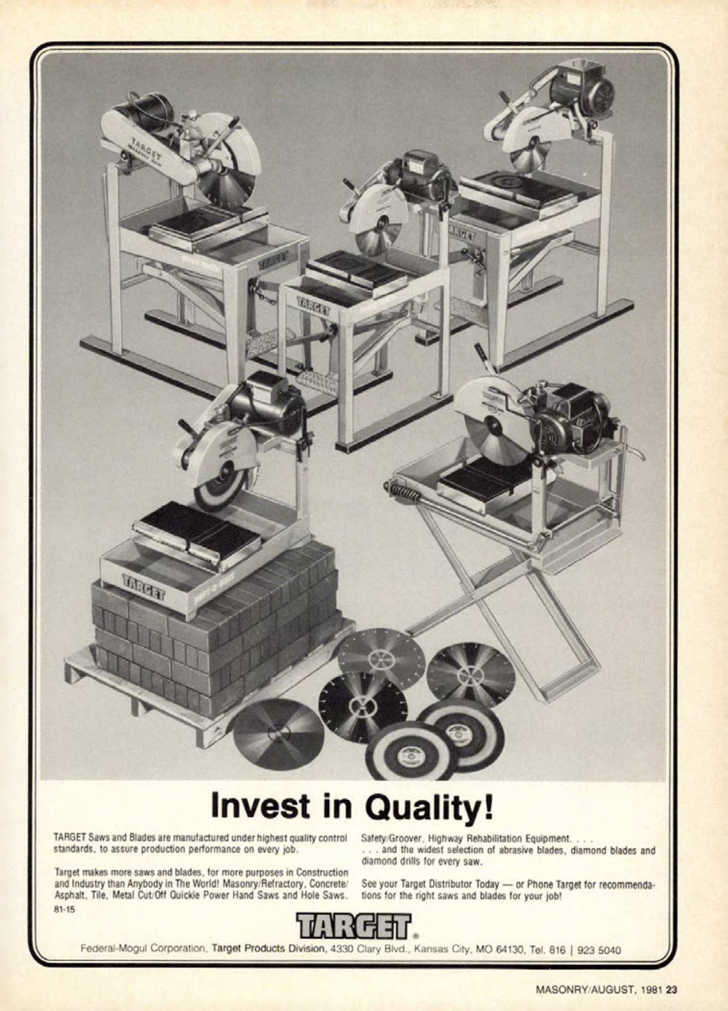 Masonry Magazine August 1981 Page. 23