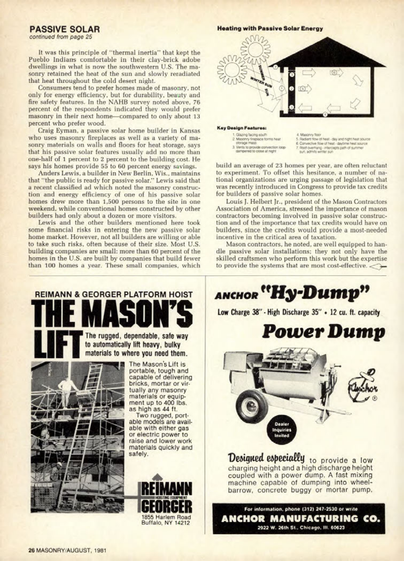 Masonry Magazine August 1981 Page. 26