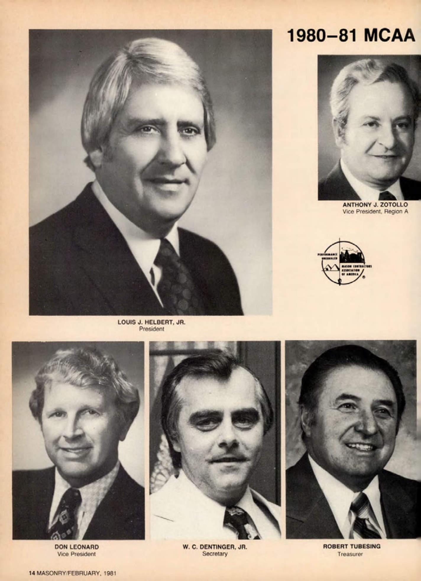 Masonry Magazine February 1981 Page. 14