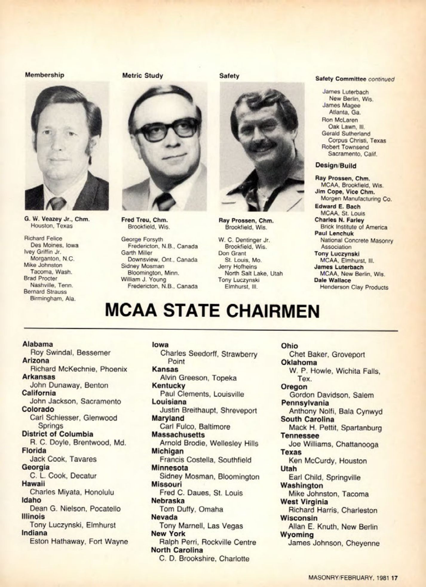 Masonry Magazine February 1981 Page. 17