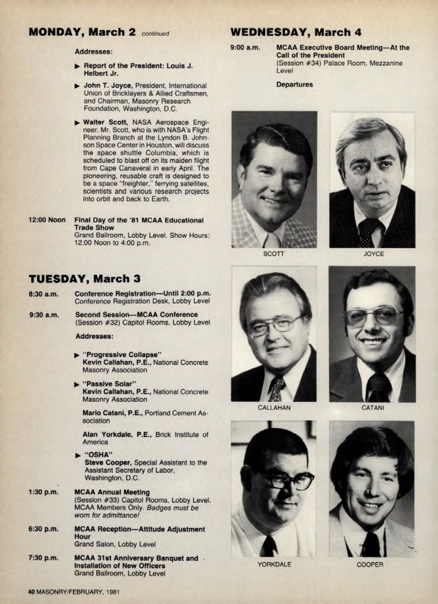 Masonry Magazine February 1981 Page. 40
