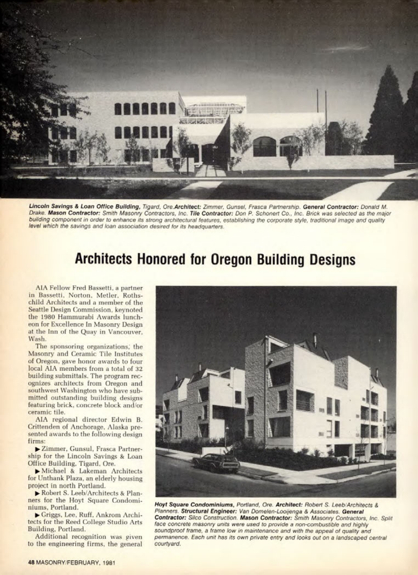 Masonry Magazine February 1981 Page. 48