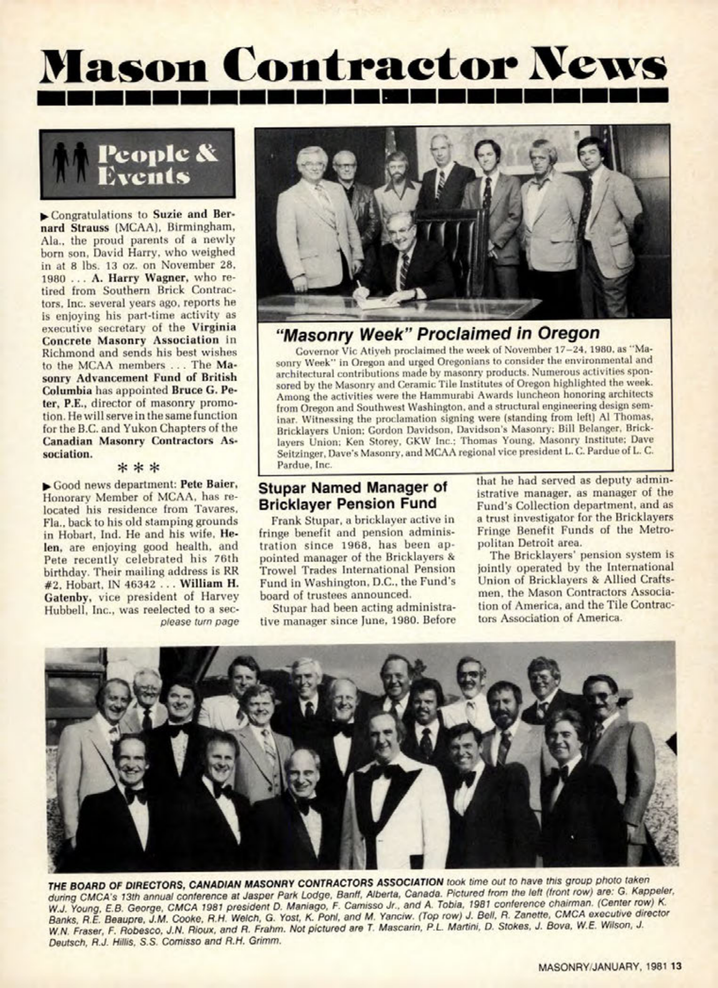 Masonry Magazine January 1981 Page.13