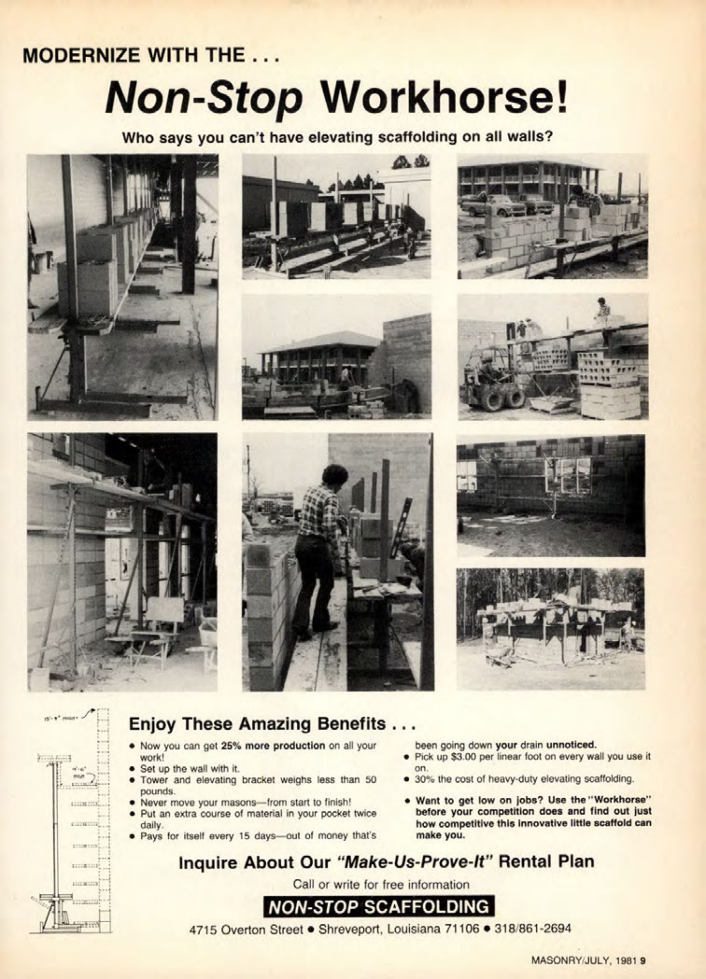 Masonry Magazine July 1981 Page. 9