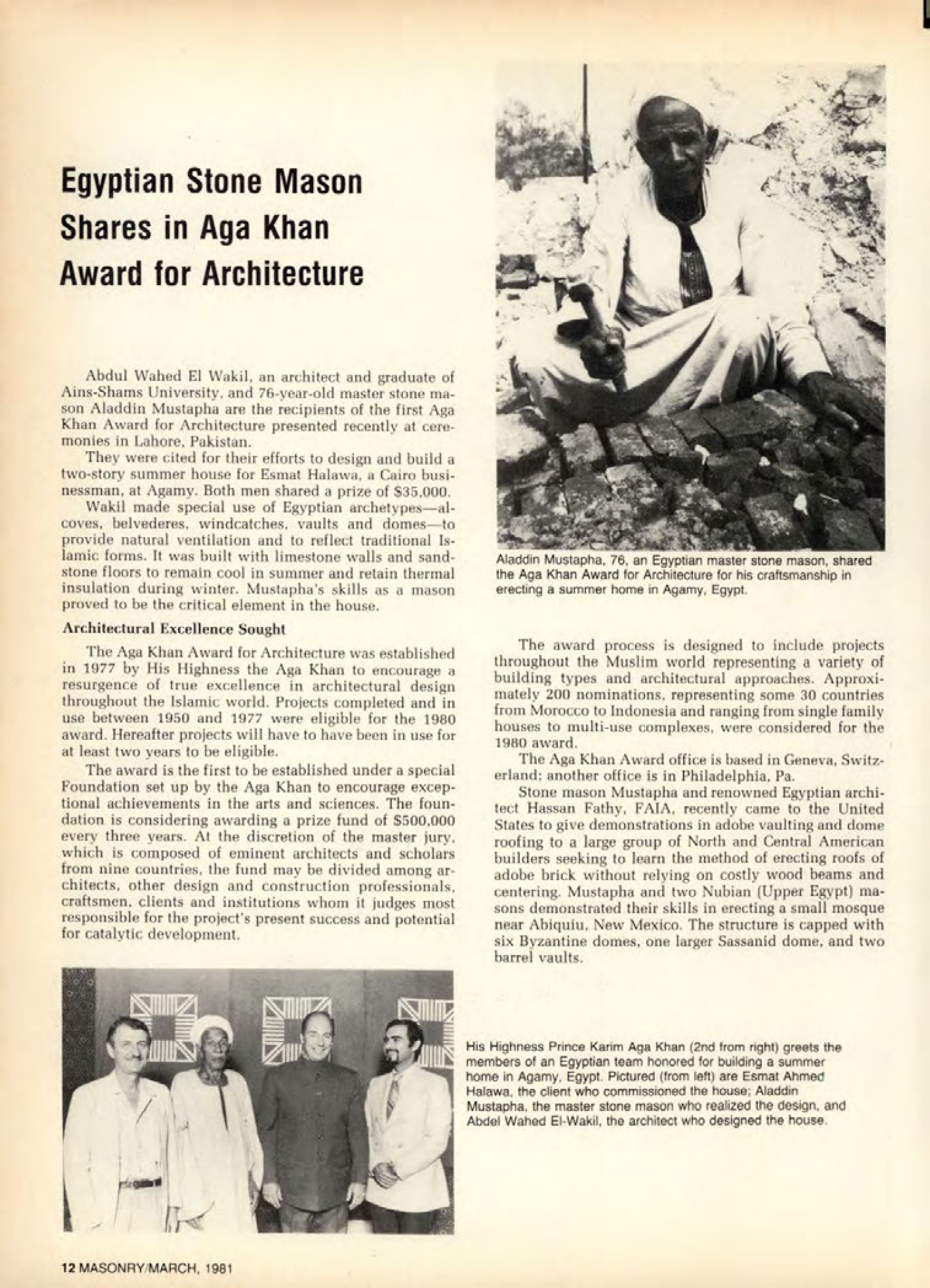 Masonry Magazine March 1981 Page. 12