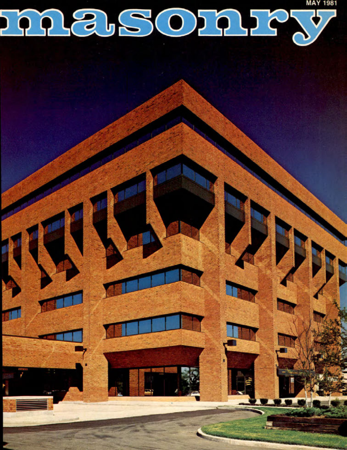 Masonry Magazine May 1981 Page. 1