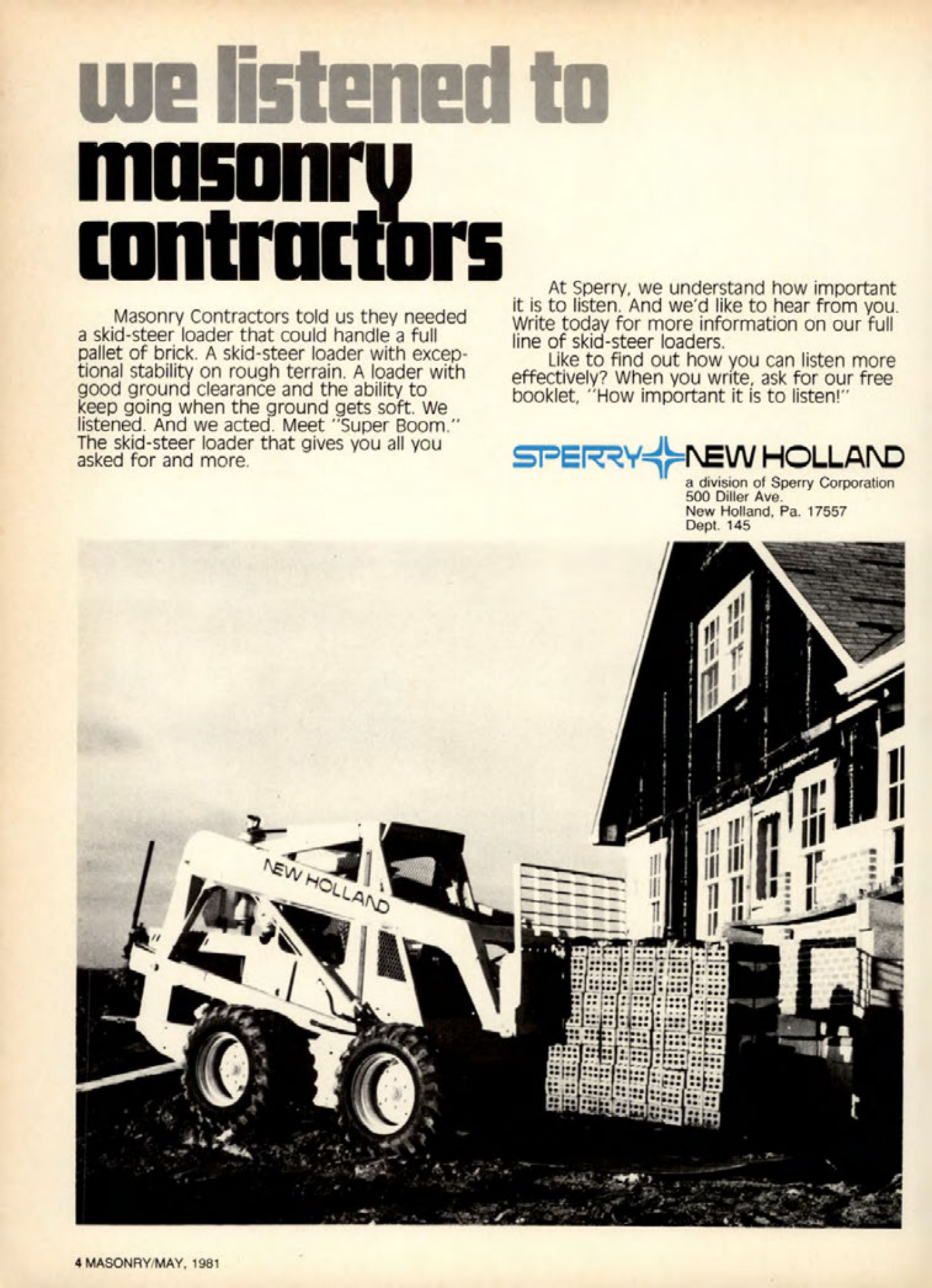 Masonry Magazine May 1981 Page. 4
