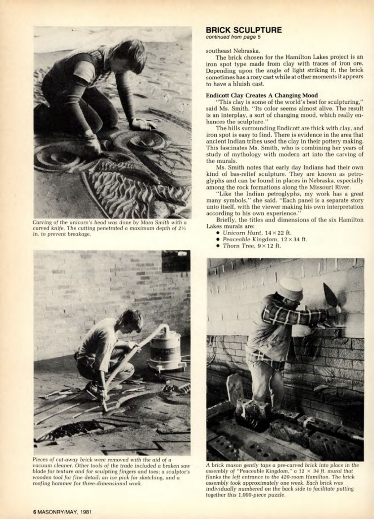 Masonry Magazine May 1981 Page. 6