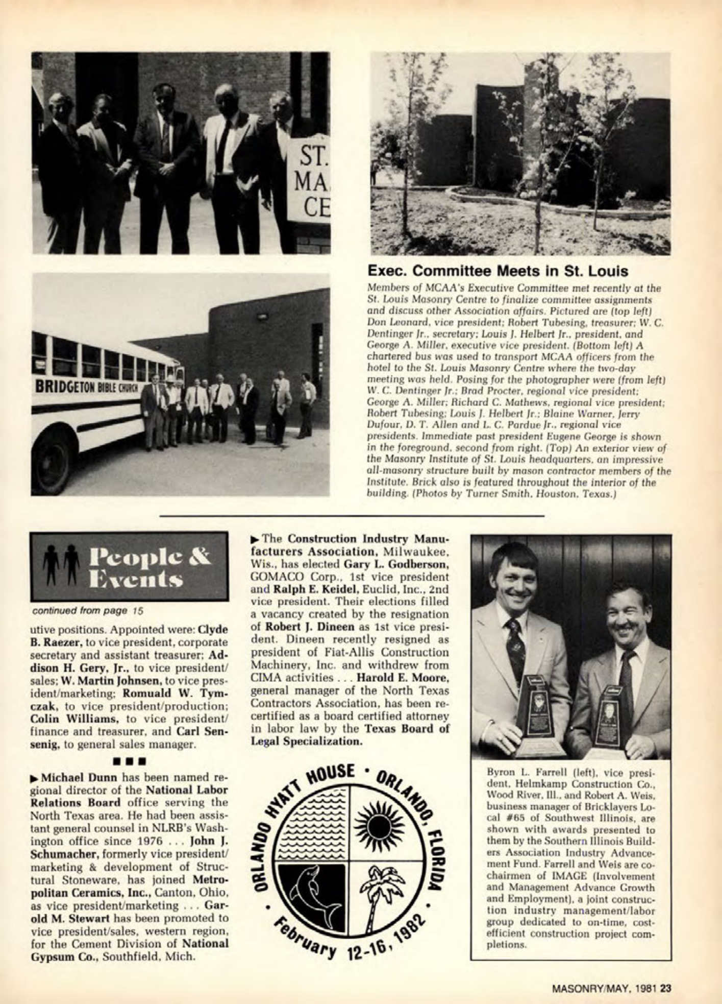 Masonry Magazine May 1981 Page. 23