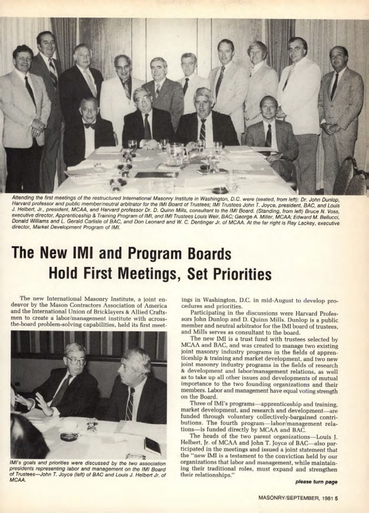 Masonry Magazine September 1981 Page. 5