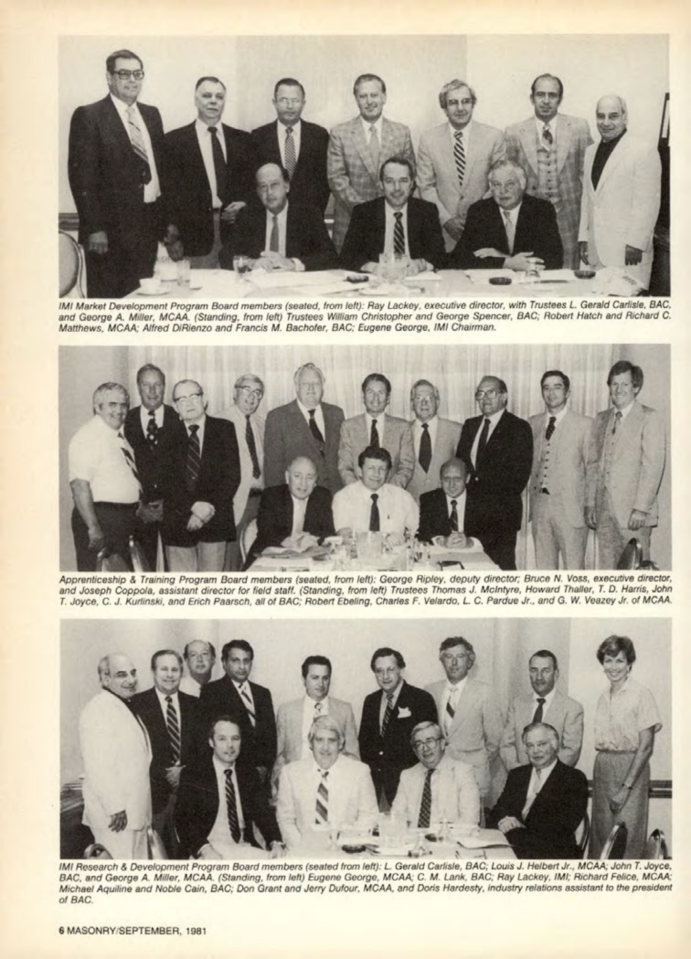 Masonry Magazine September 1981 Page. 6