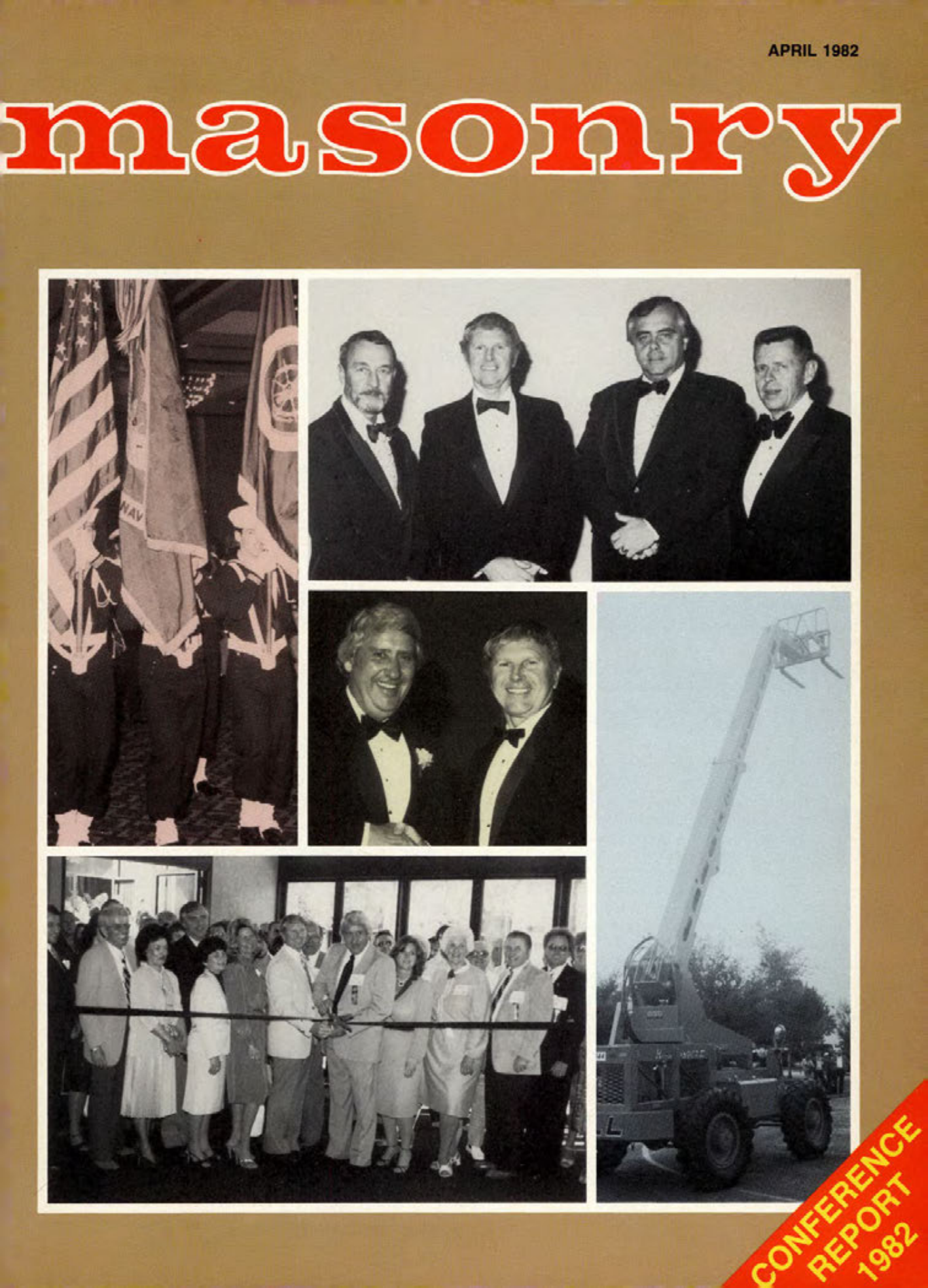 Masonry Magazine April 1982 Page. 1
