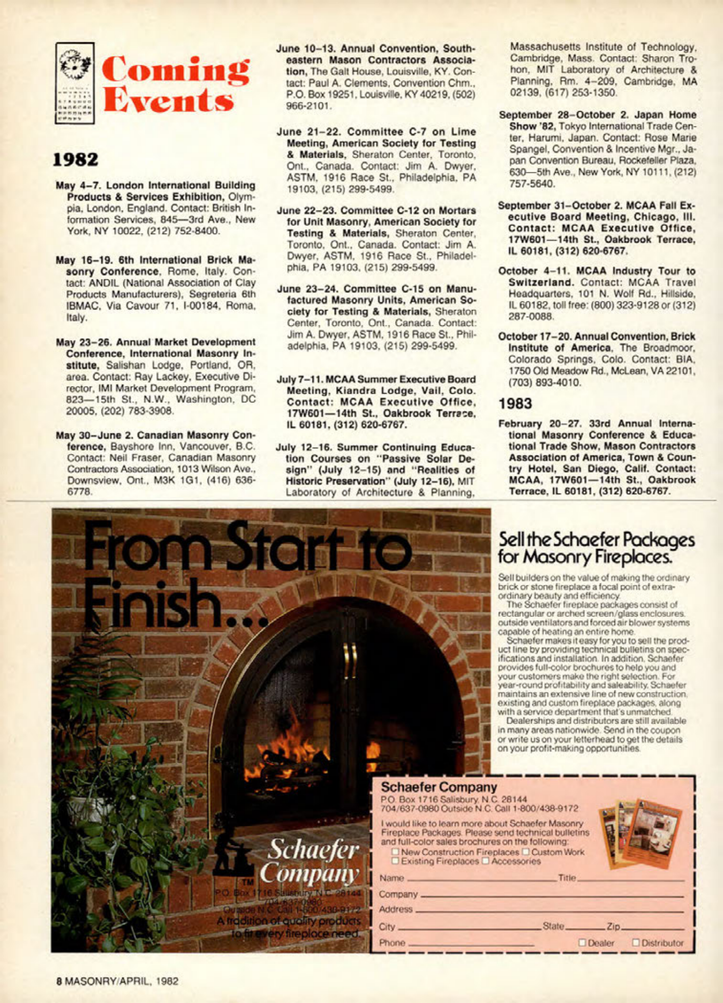 Masonry Magazine April 1982 Page. 8