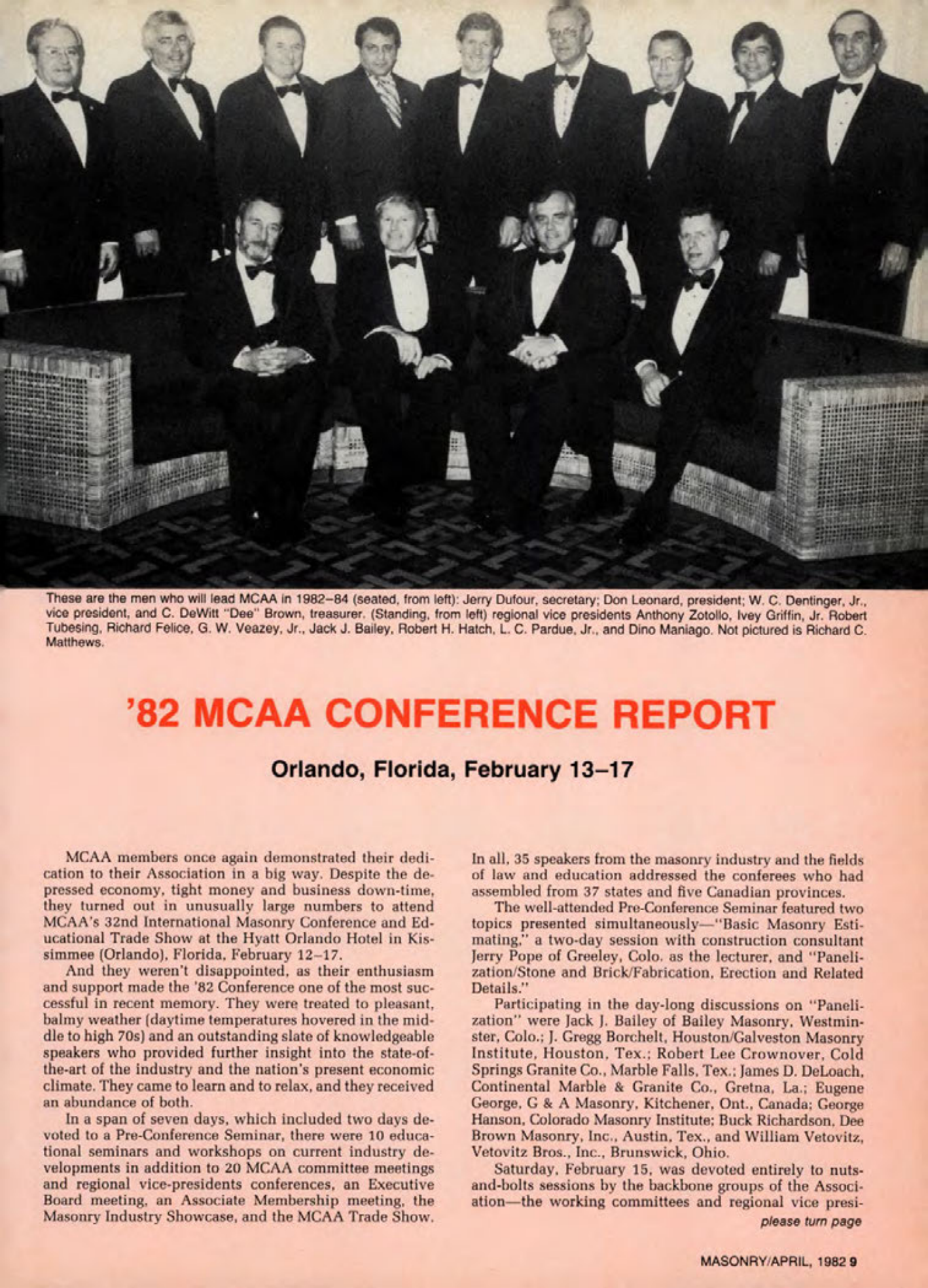 Masonry Magazine April 1982 Page. 9