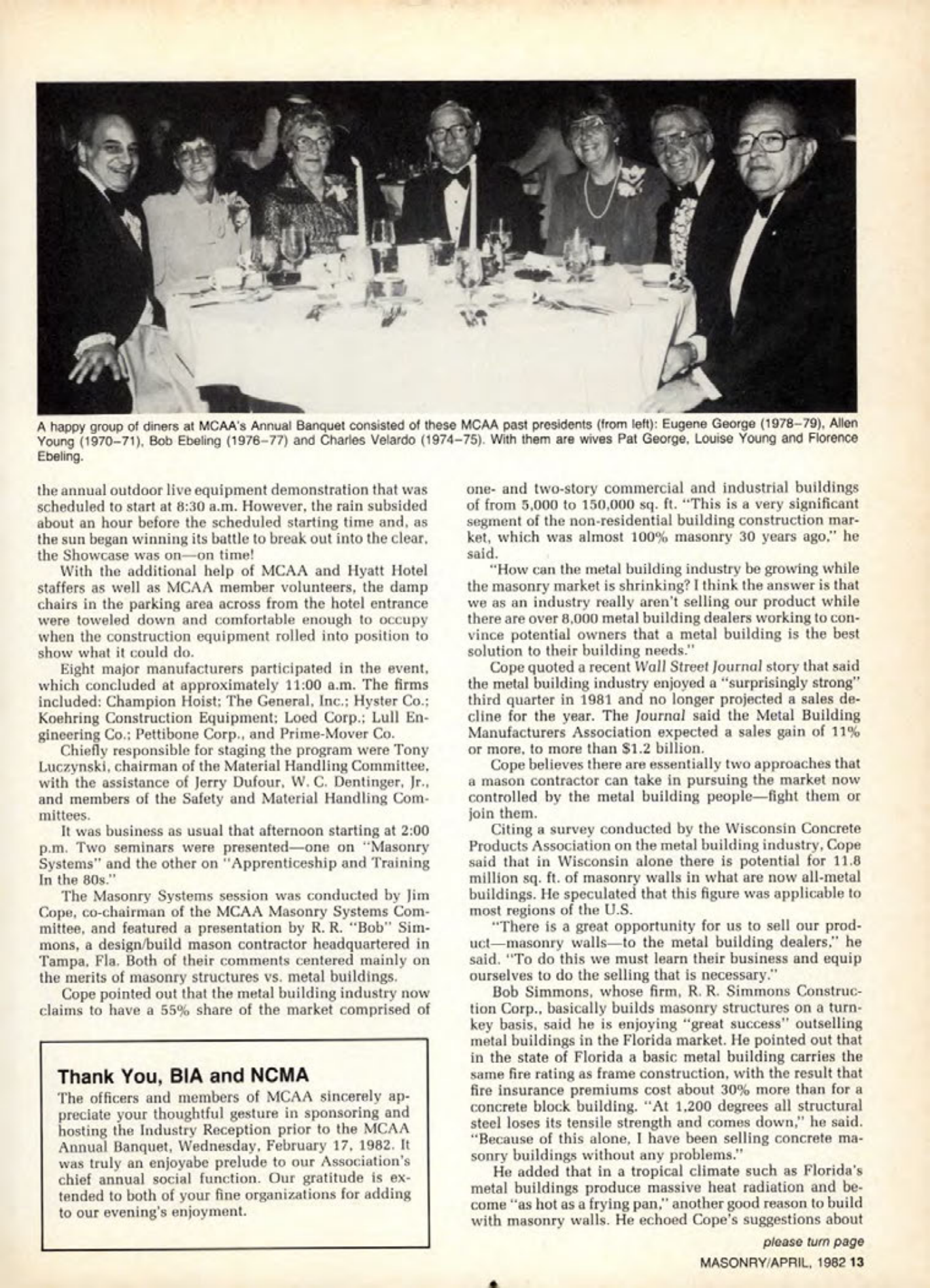 Masonry Magazine April 1982 Page. 13