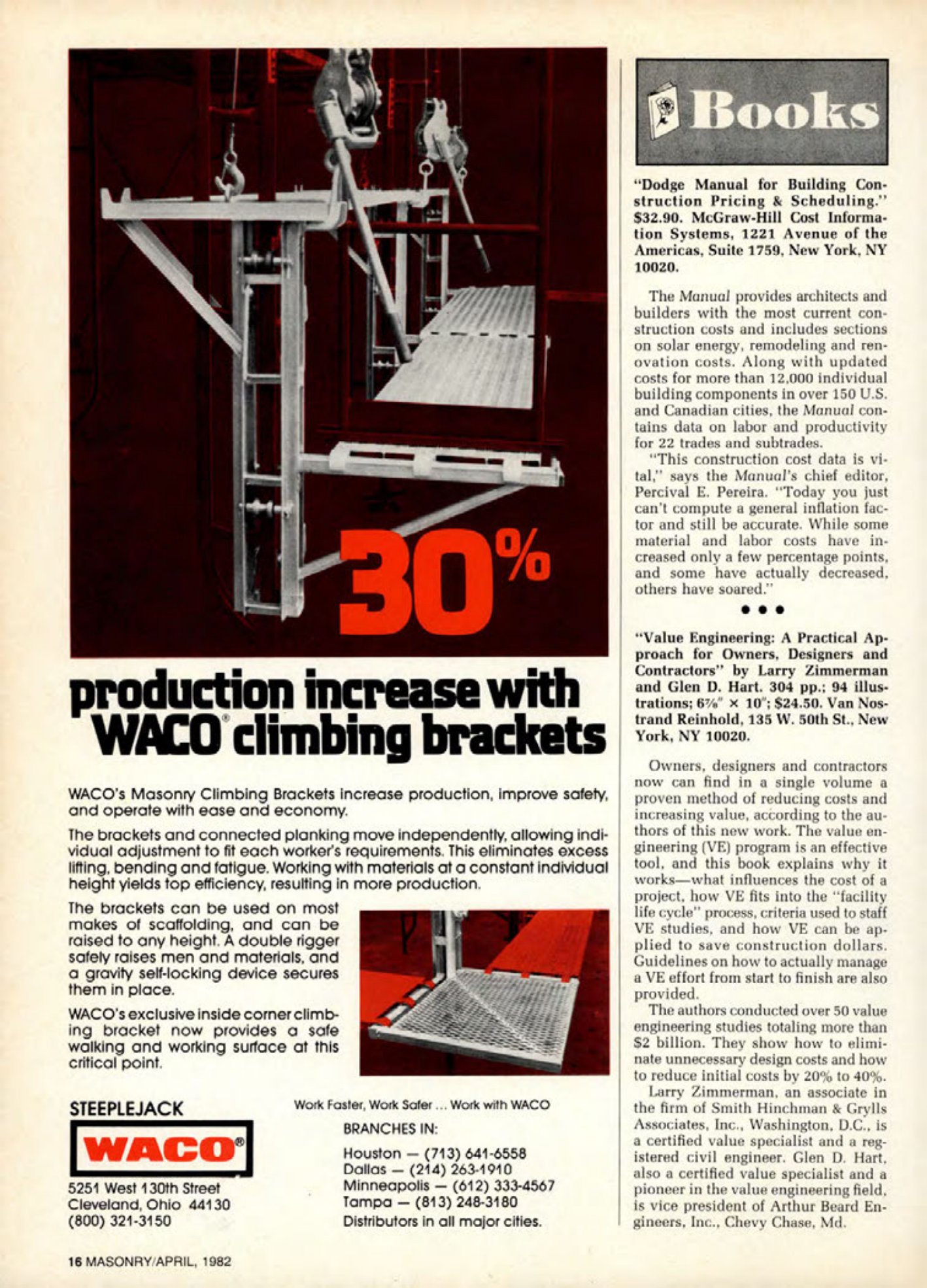 Masonry Magazine April 1982 Page. 16