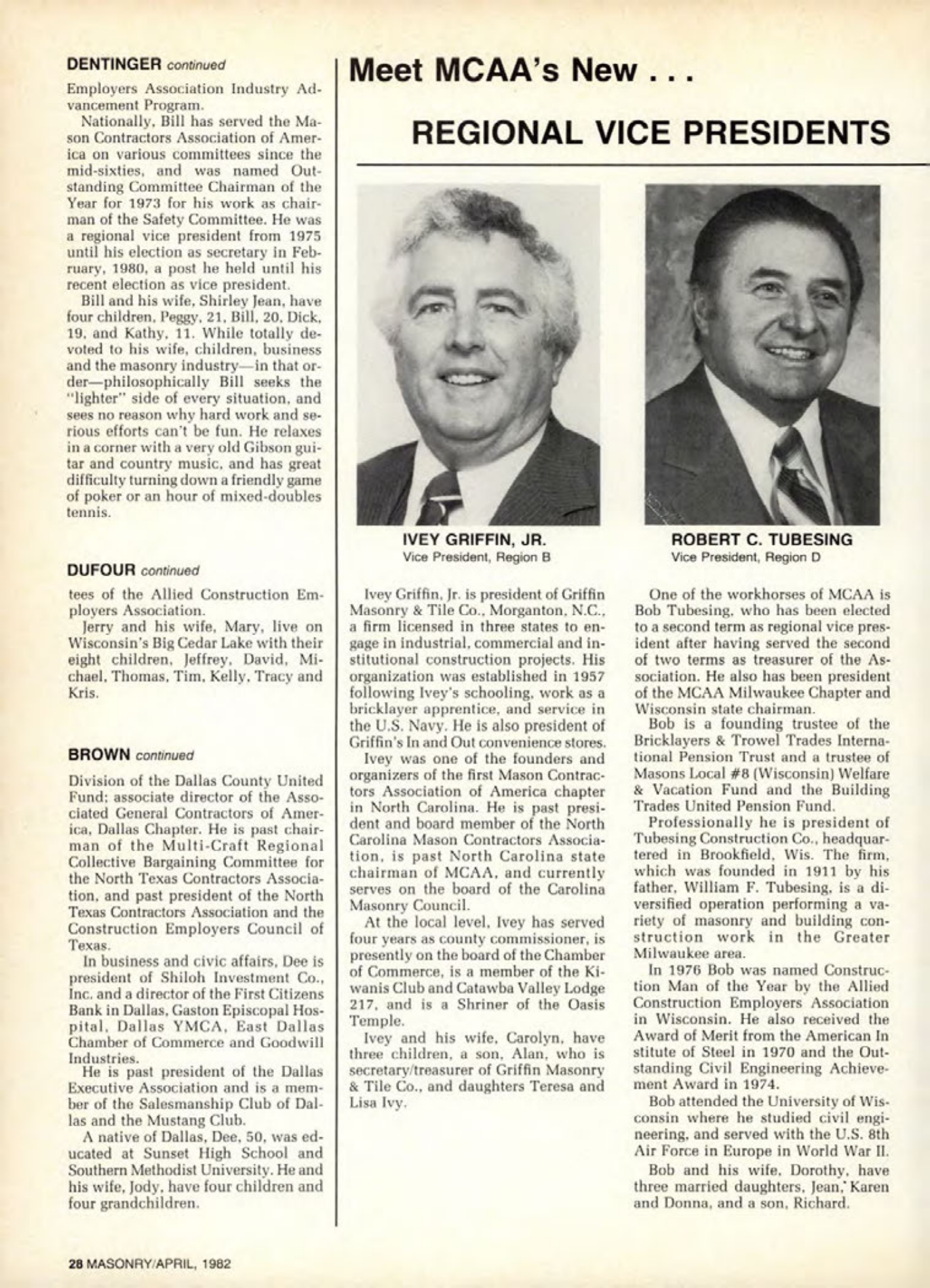 Masonry Magazine April 1982 Page. 28