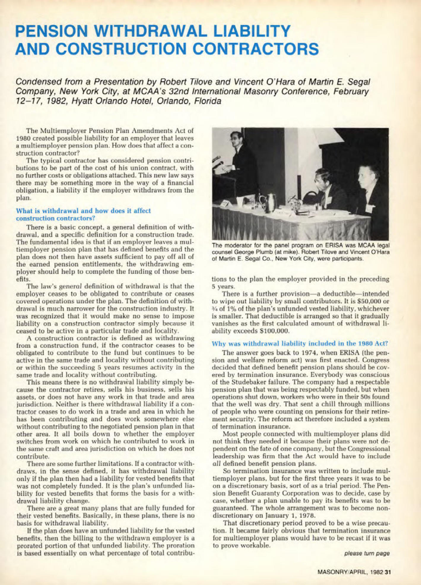 Masonry Magazine April 1982 Page. 31