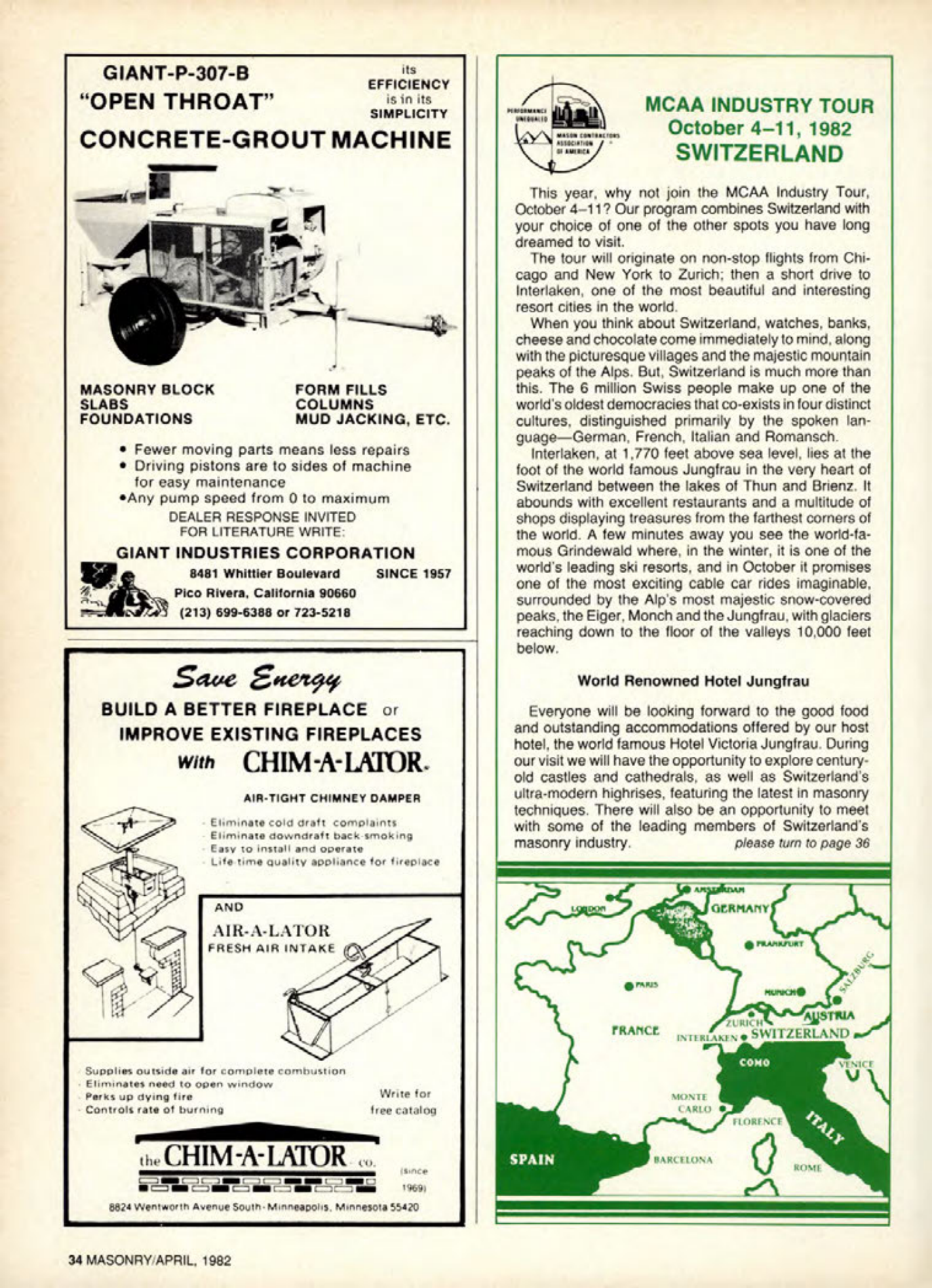 Masonry Magazine April 1982 Page. 34