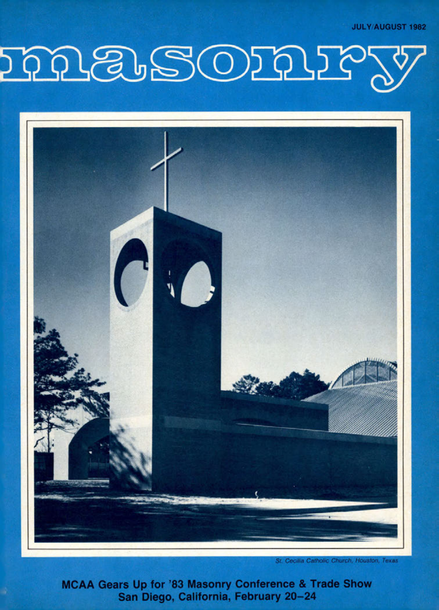 Masonry Magazine August 1982 Page. 1