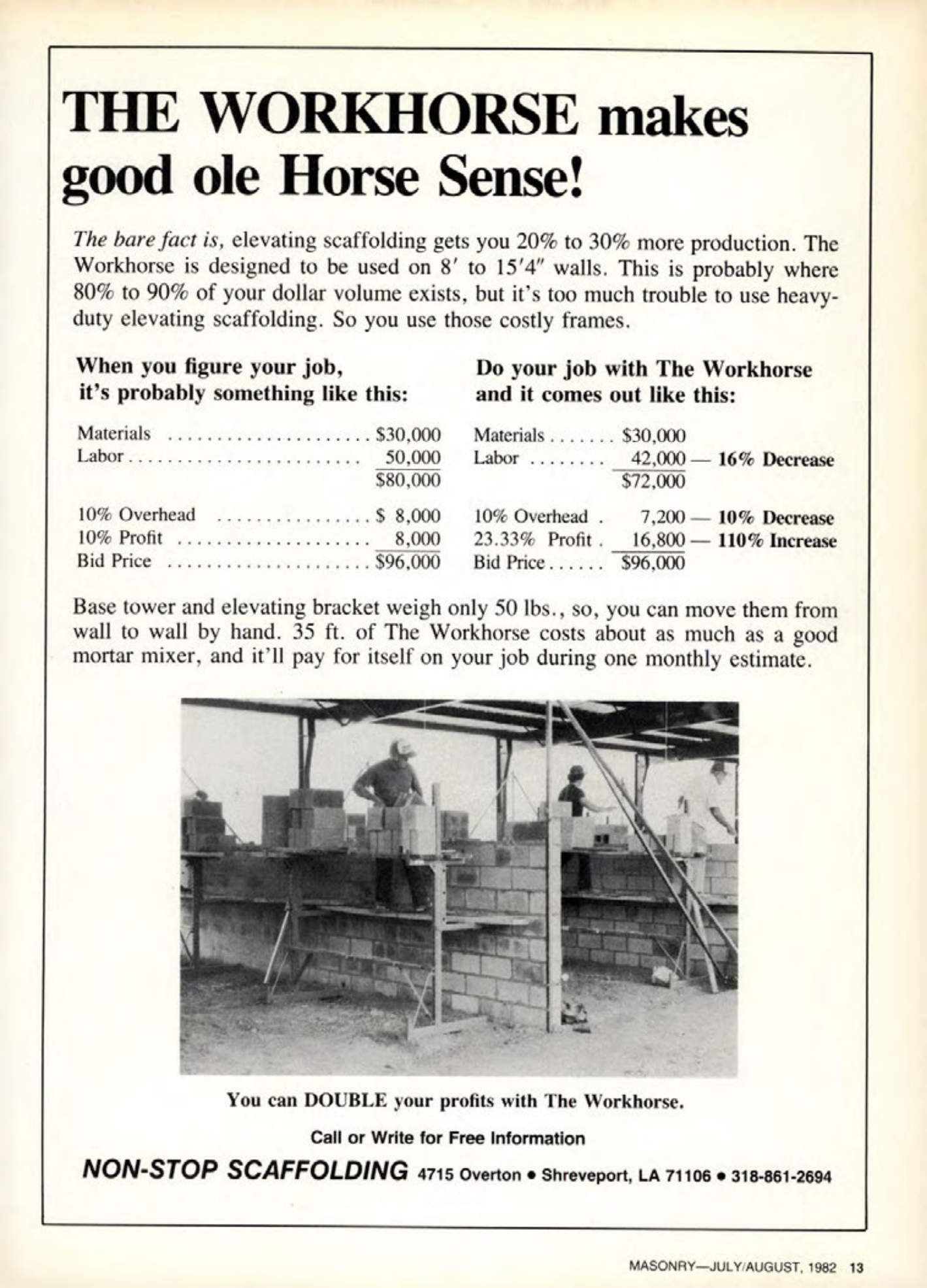 Masonry Magazine August 1982 Page. 13