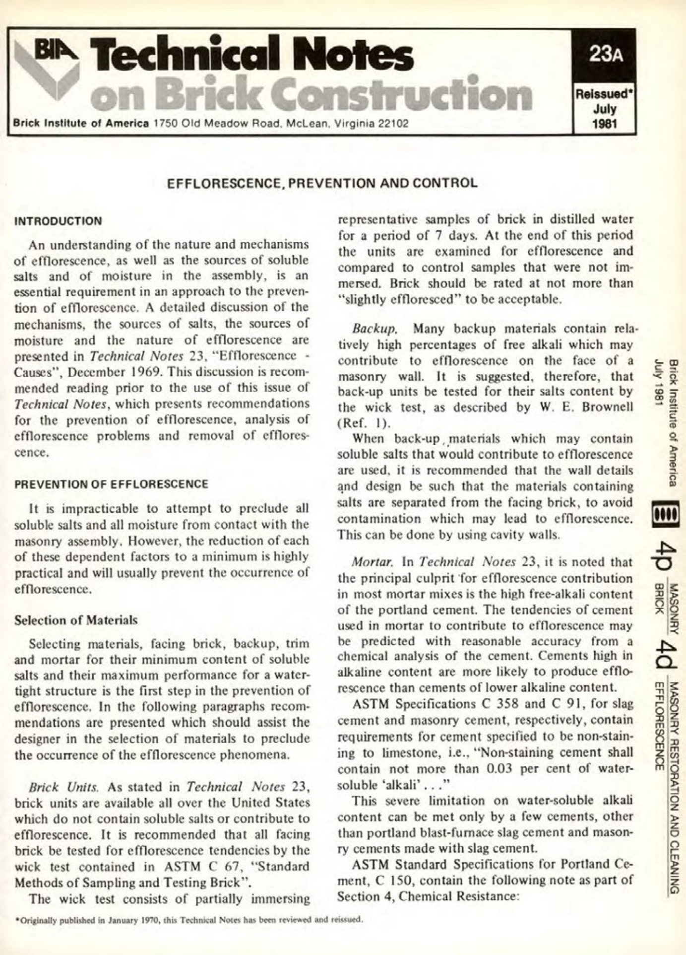 Masonry Magazine August 1982 Page. 15