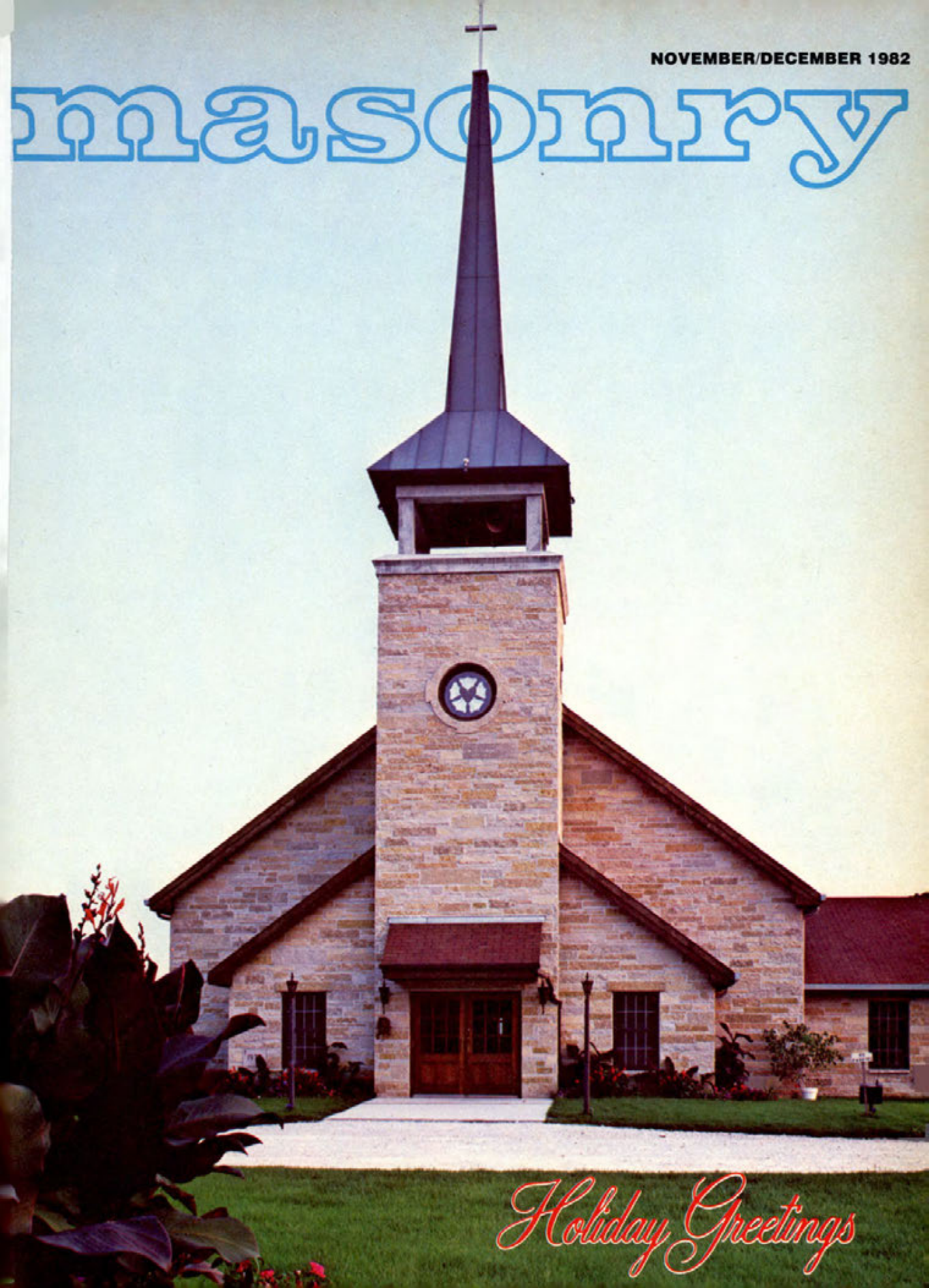 Masonry Magazine December 1982 Page. 1