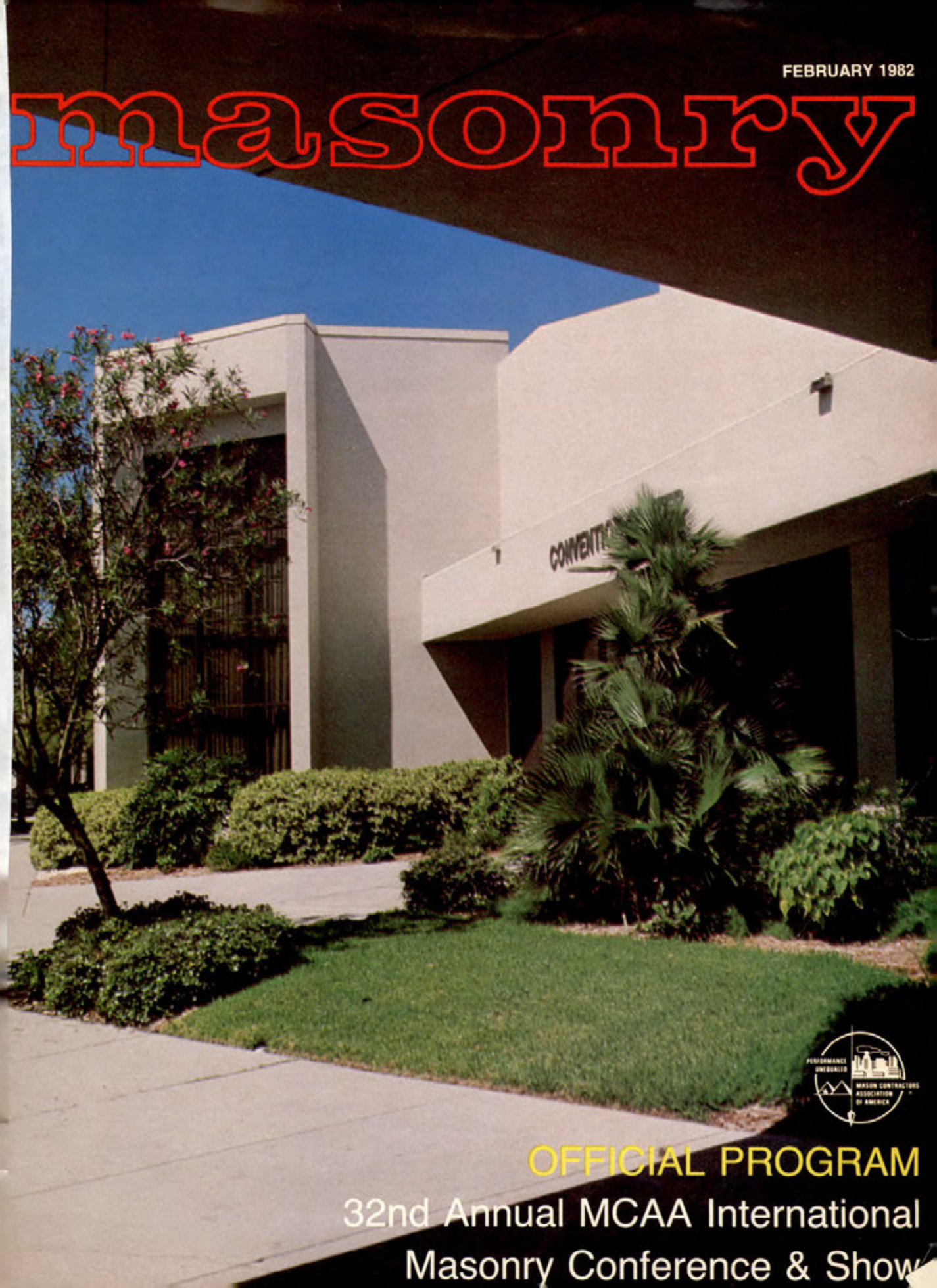 Masonry Magazine February 1982 Page. 1
