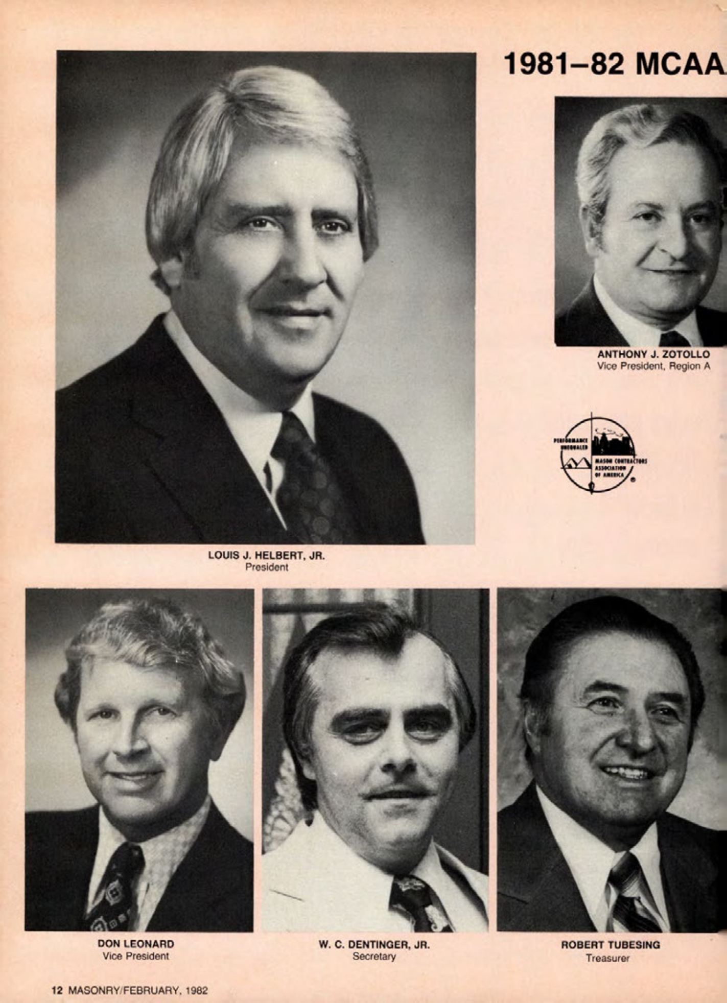 Masonry Magazine February 1982 Page. 12