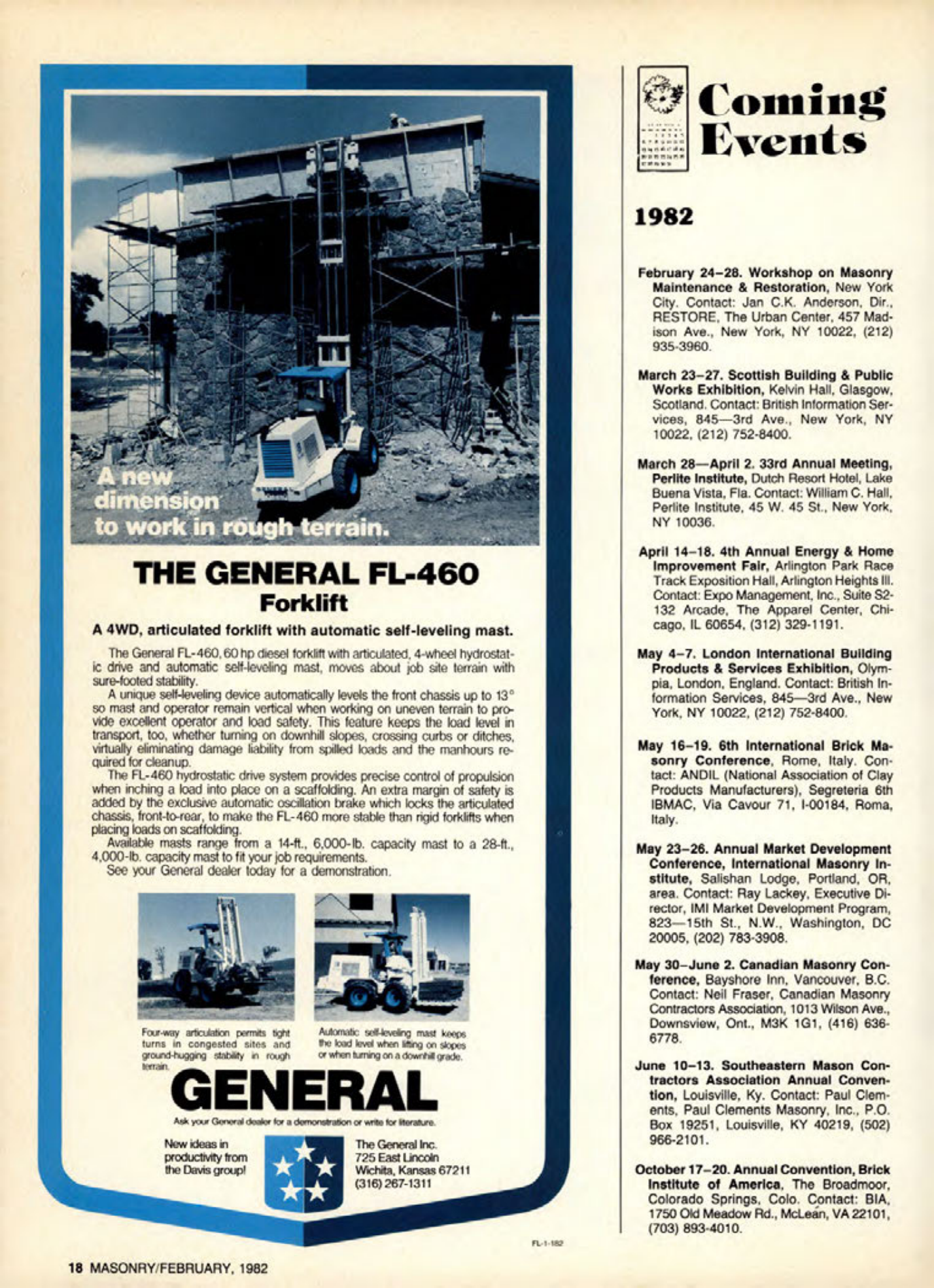 Masonry Magazine February 1982 Page. 18