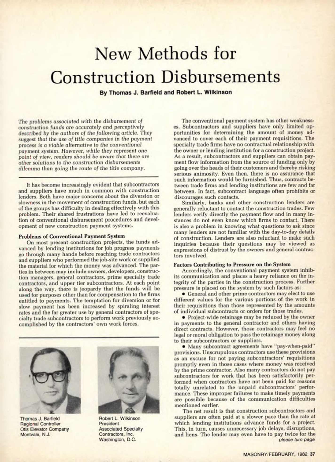 Masonry Magazine February 1982 Page. 37