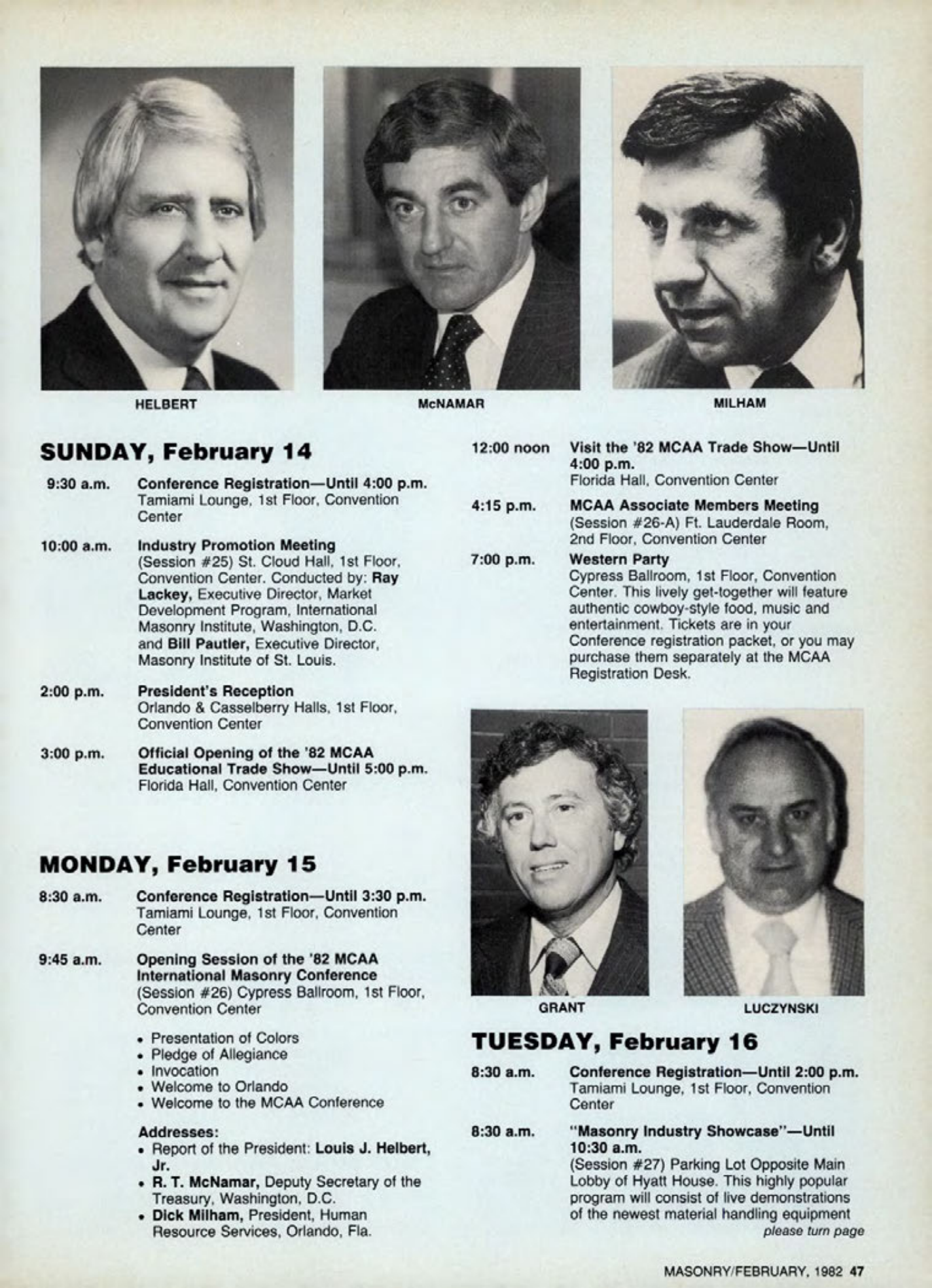 Masonry Magazine February 1982 Page. 47
