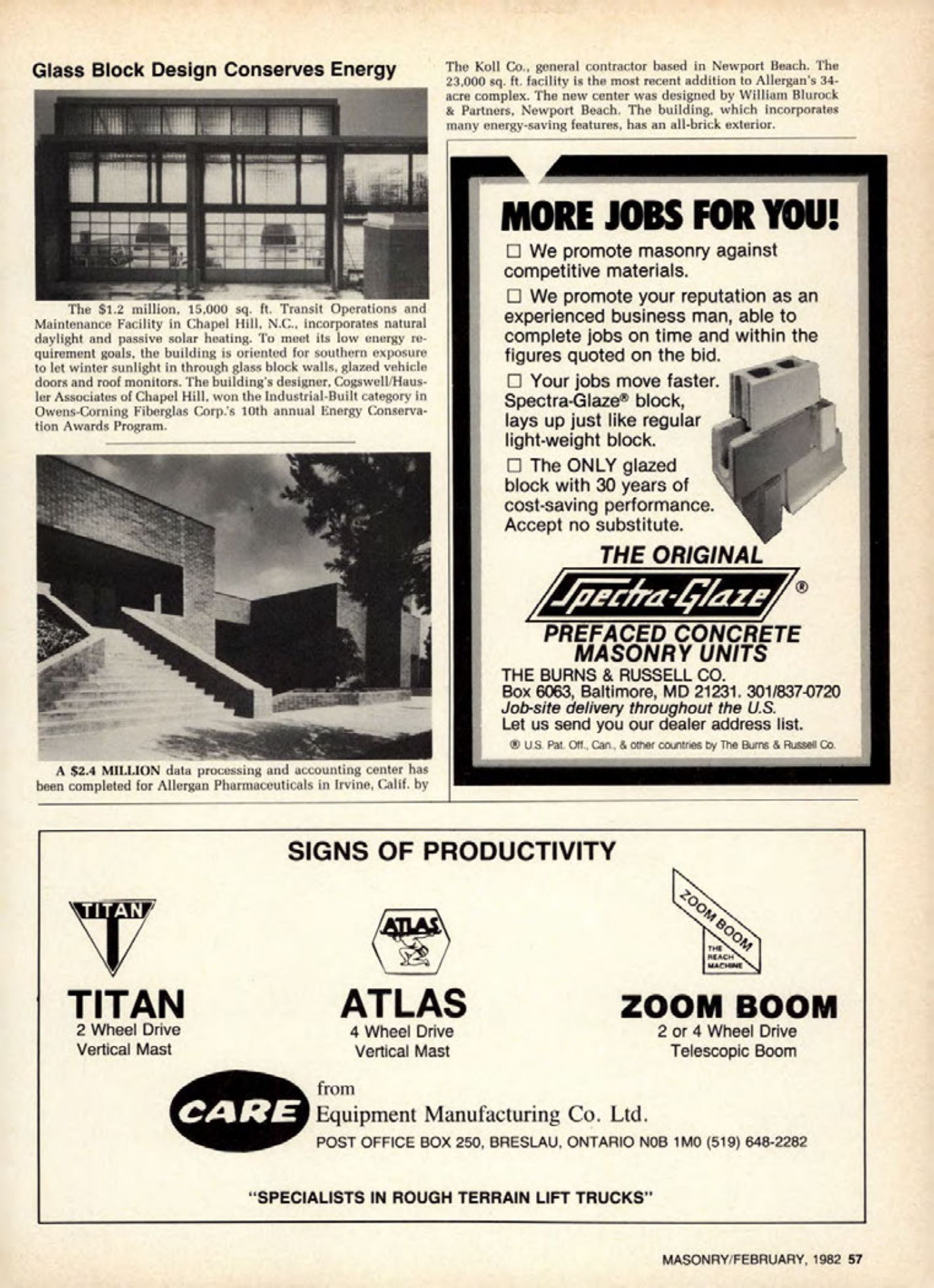Masonry Magazine February 1982 Page. 57