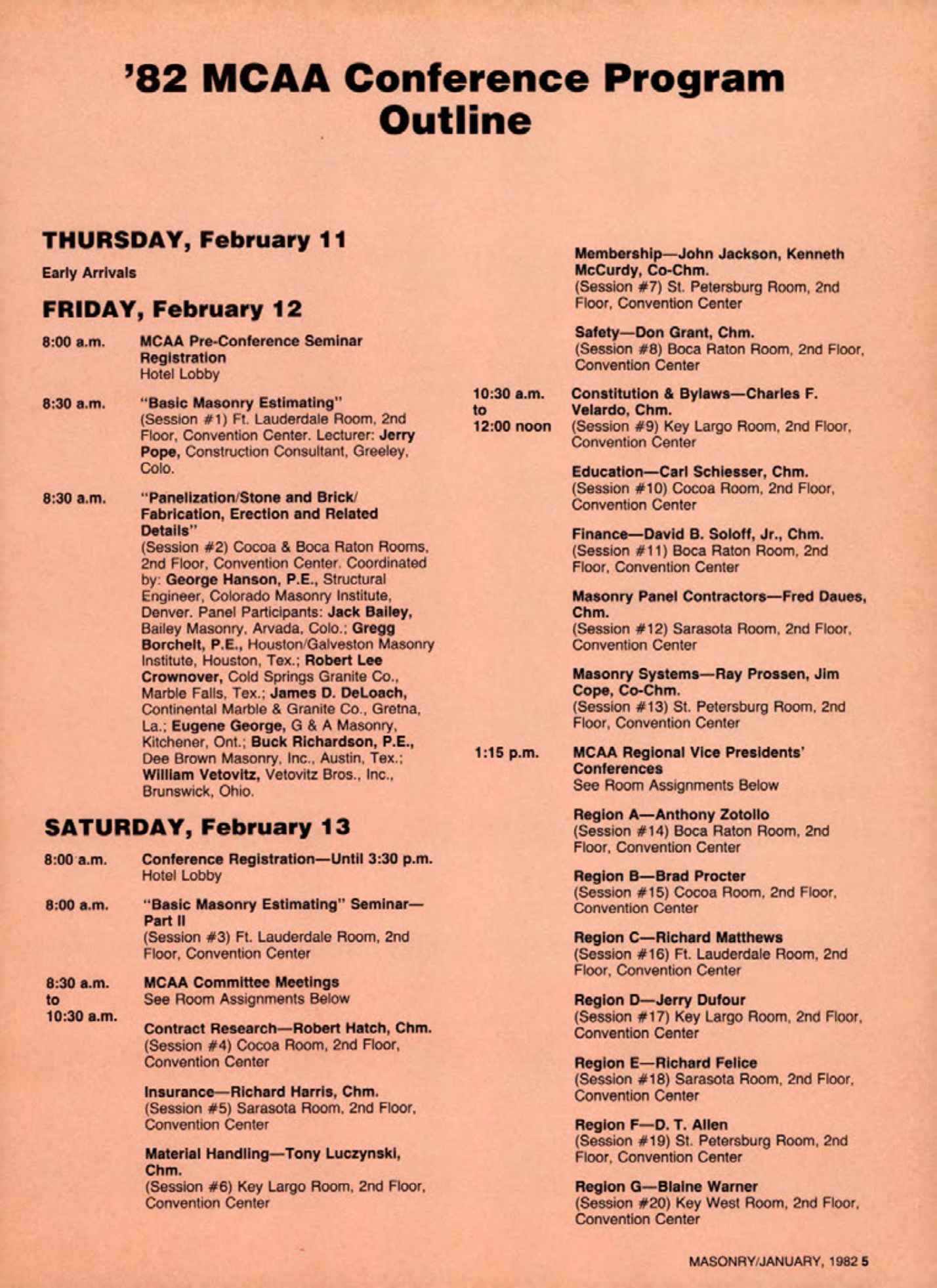 Masonry Magazine January 1982 Page. 5