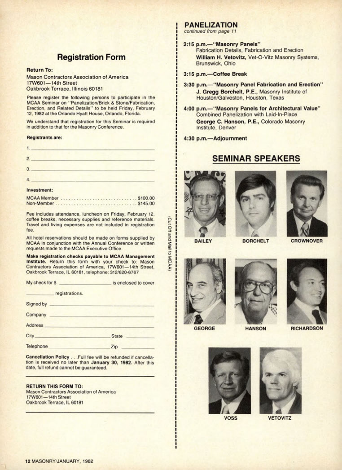 Masonry Magazine January 1982 Page. 12
