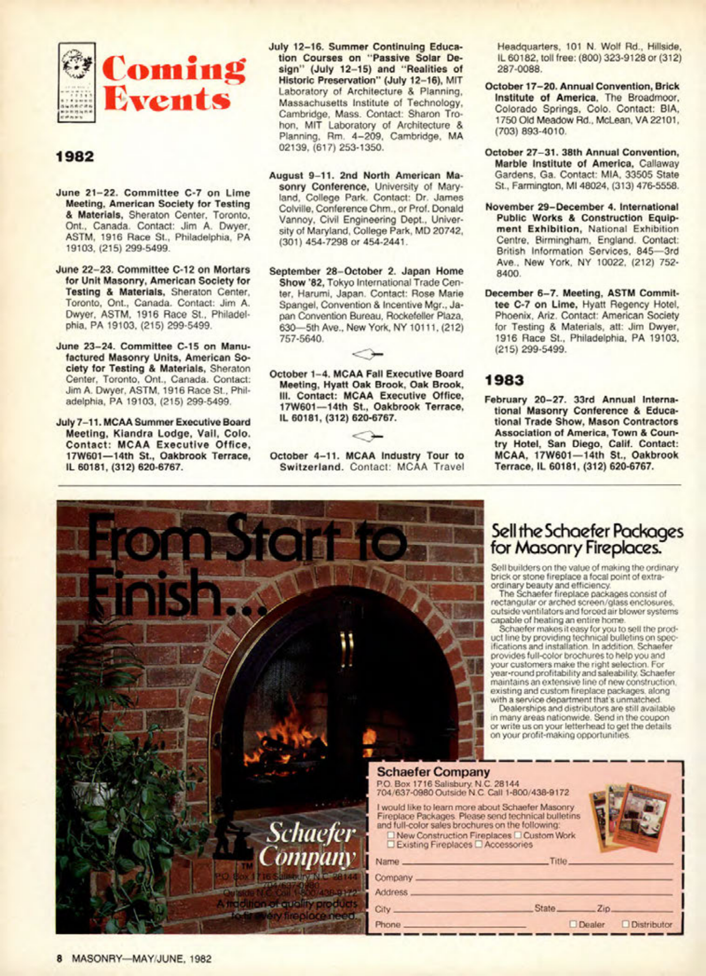 Masonry Magazine June 1982 Page. 8