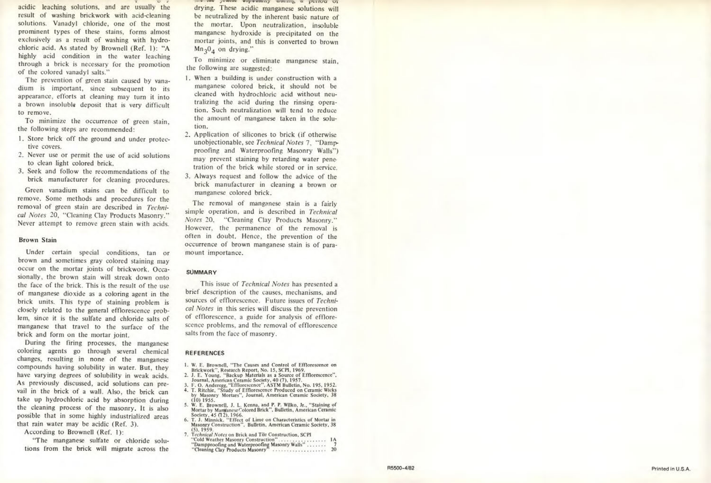 Masonry Magazine June 1982 Page. 18