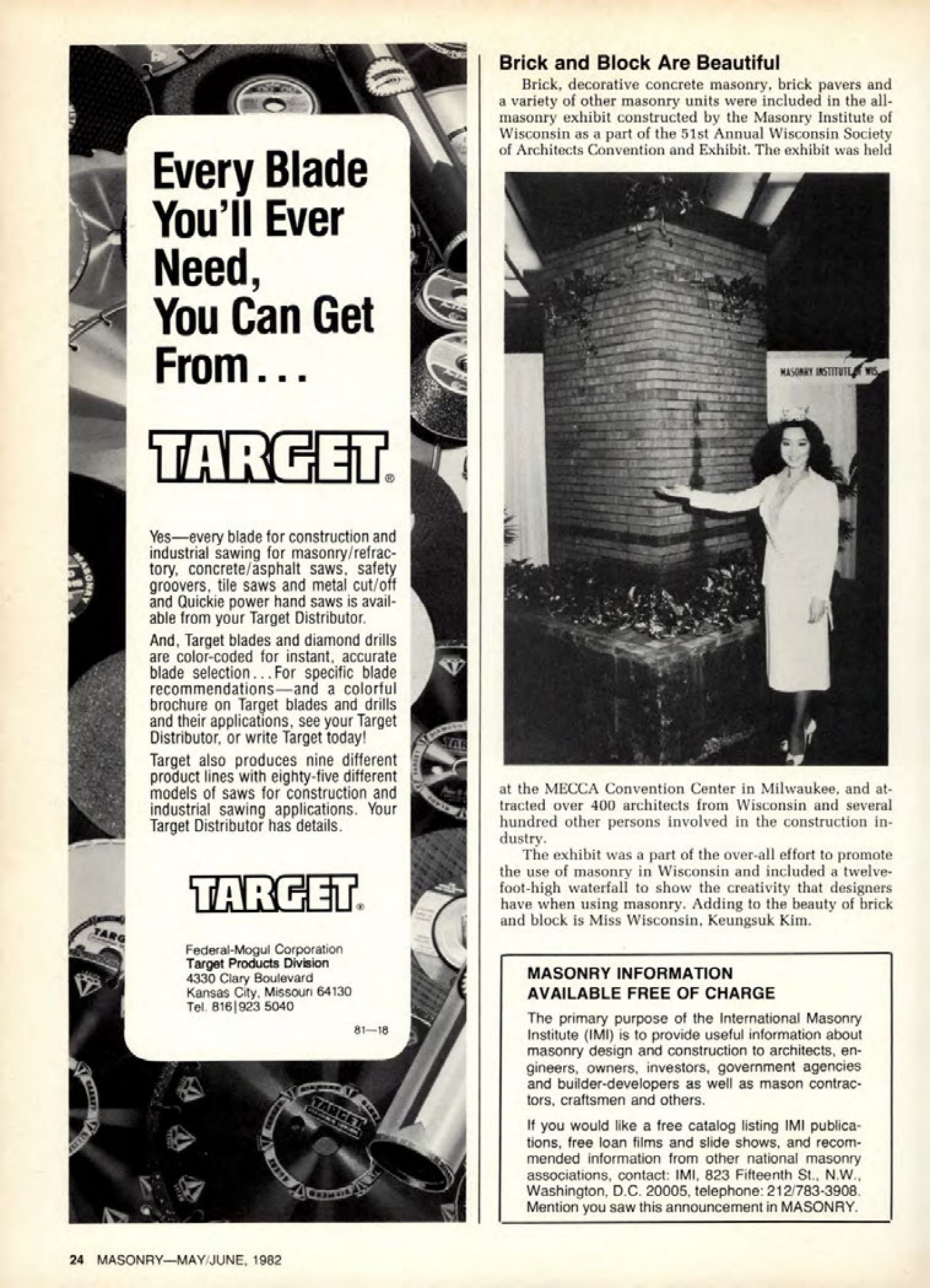 Masonry Magazine June 1982 Page. 22