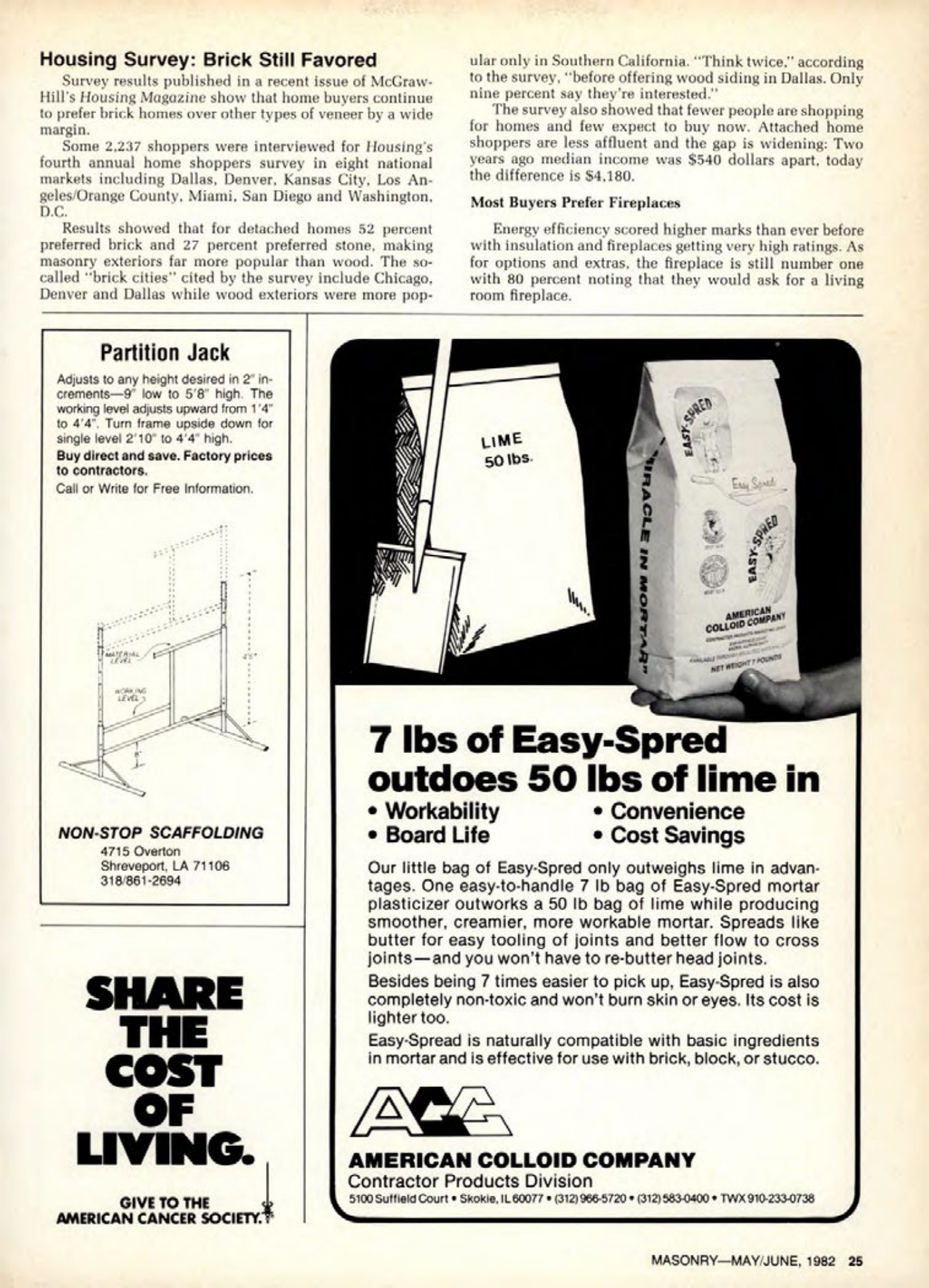 Masonry Magazine June 1982 Page. 23