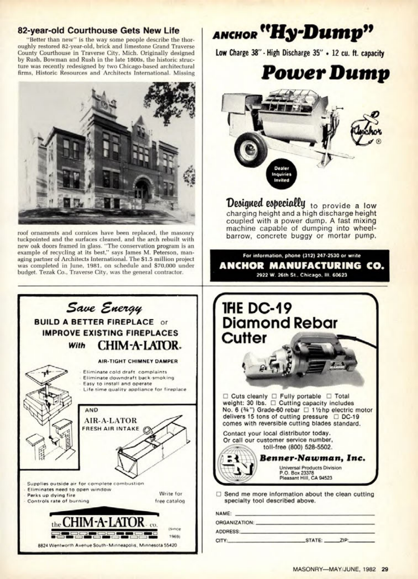 Masonry Magazine June 1982 Page. 27