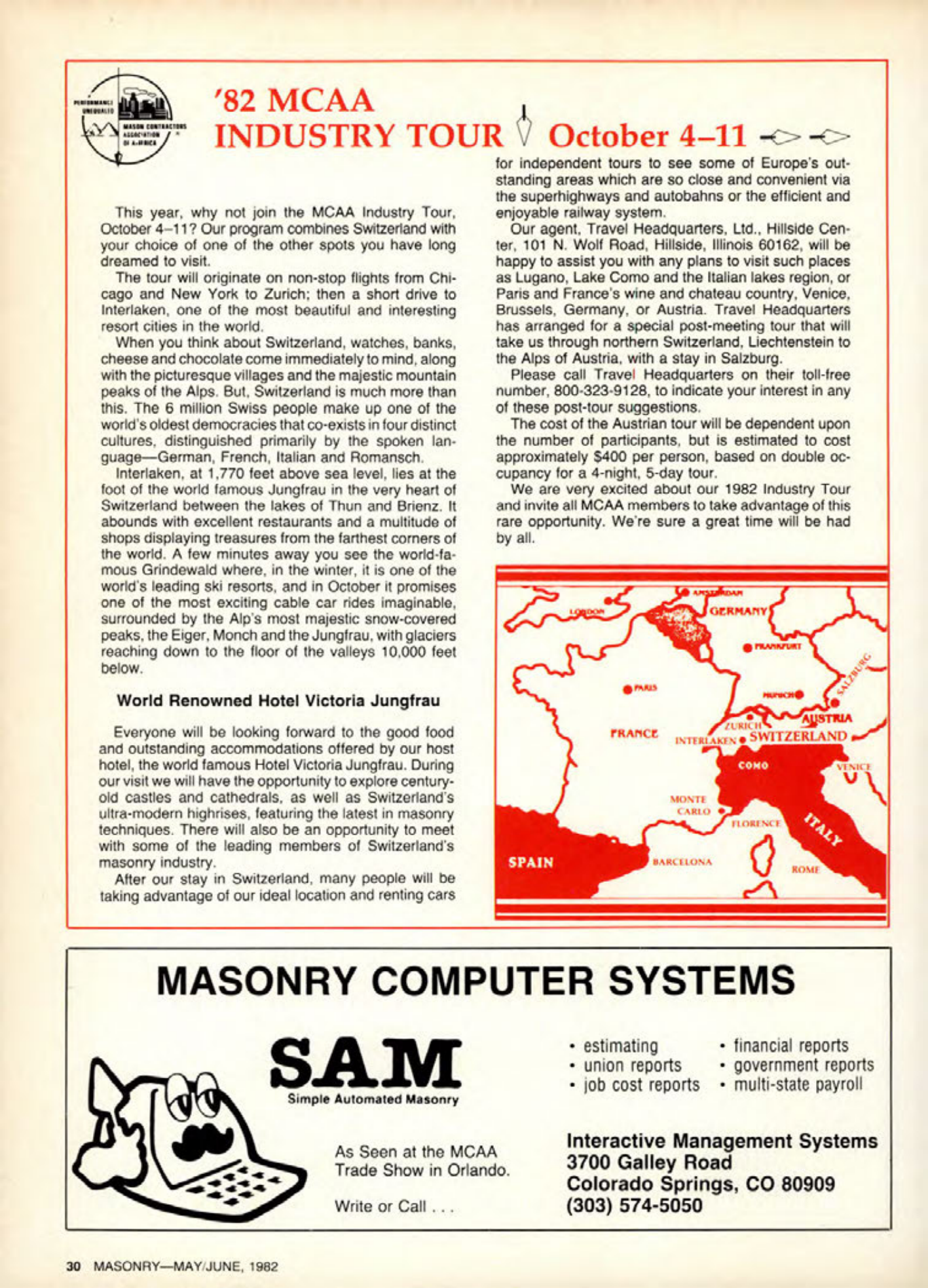 Masonry Magazine June 1982 Page. 28