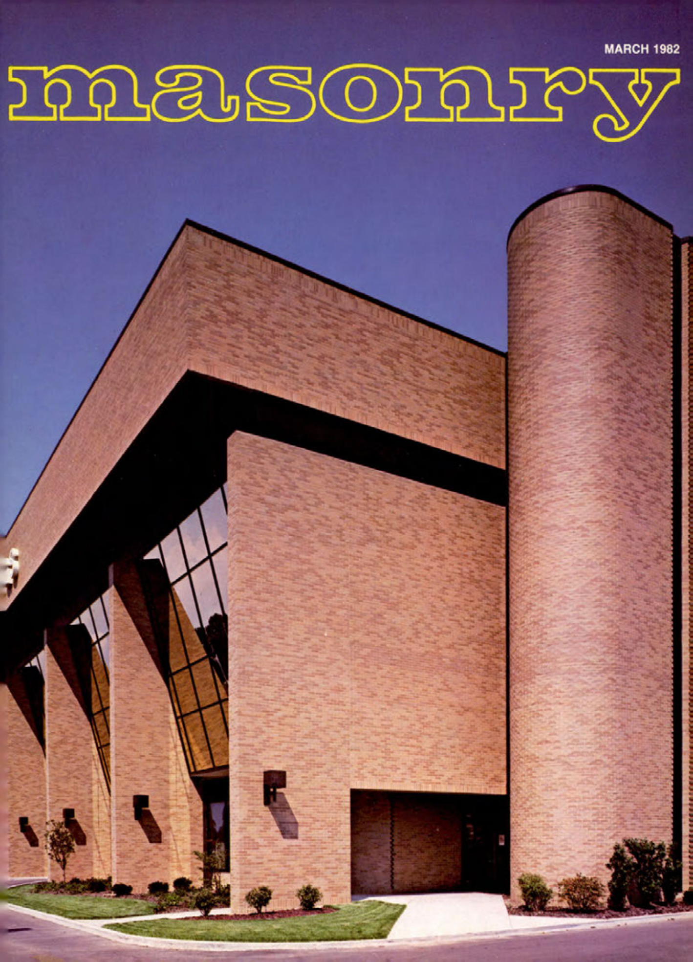 Masonry Magazine March 1982 Page. 1