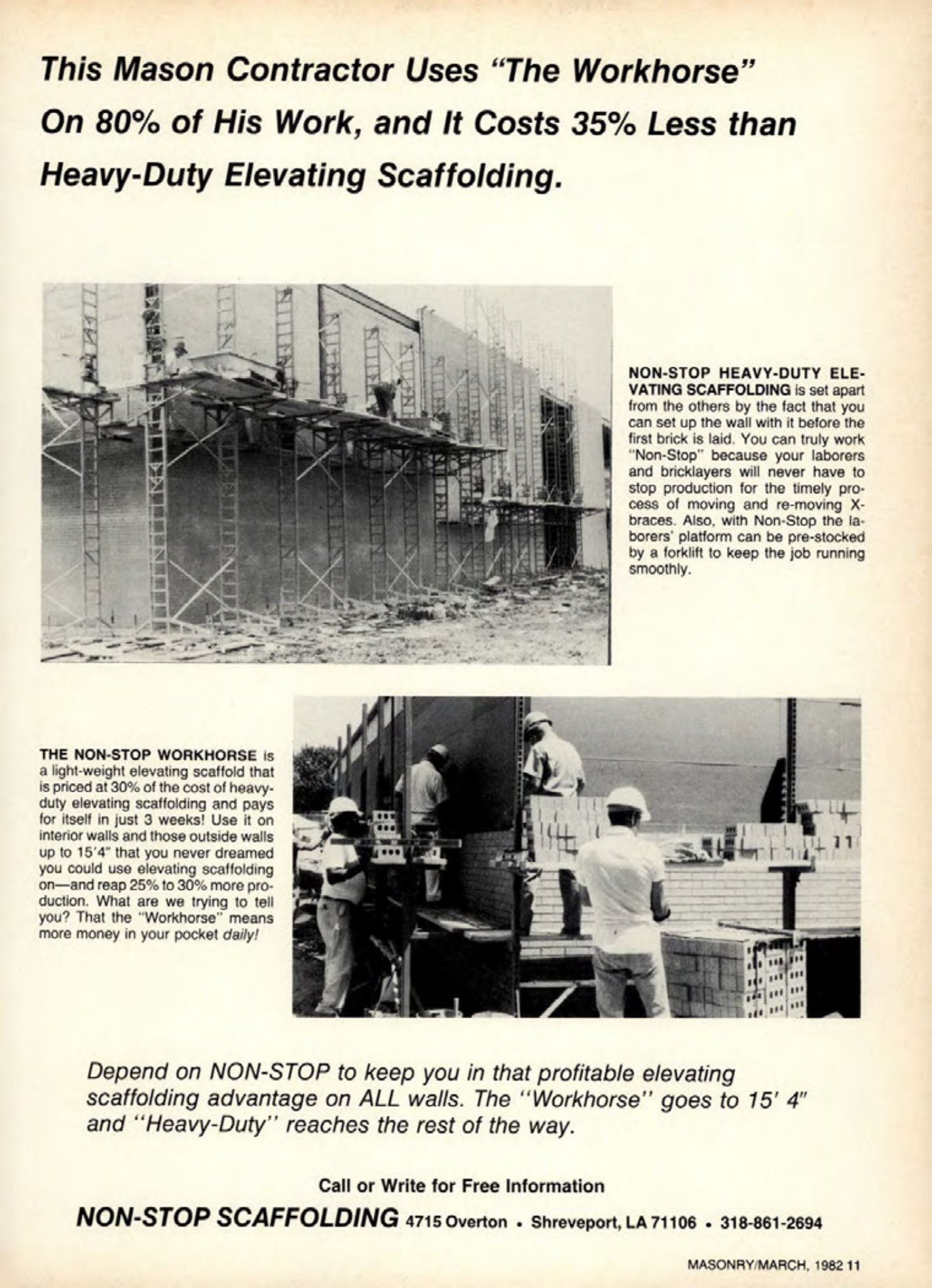 Masonry Magazine March 1982 Page. 11